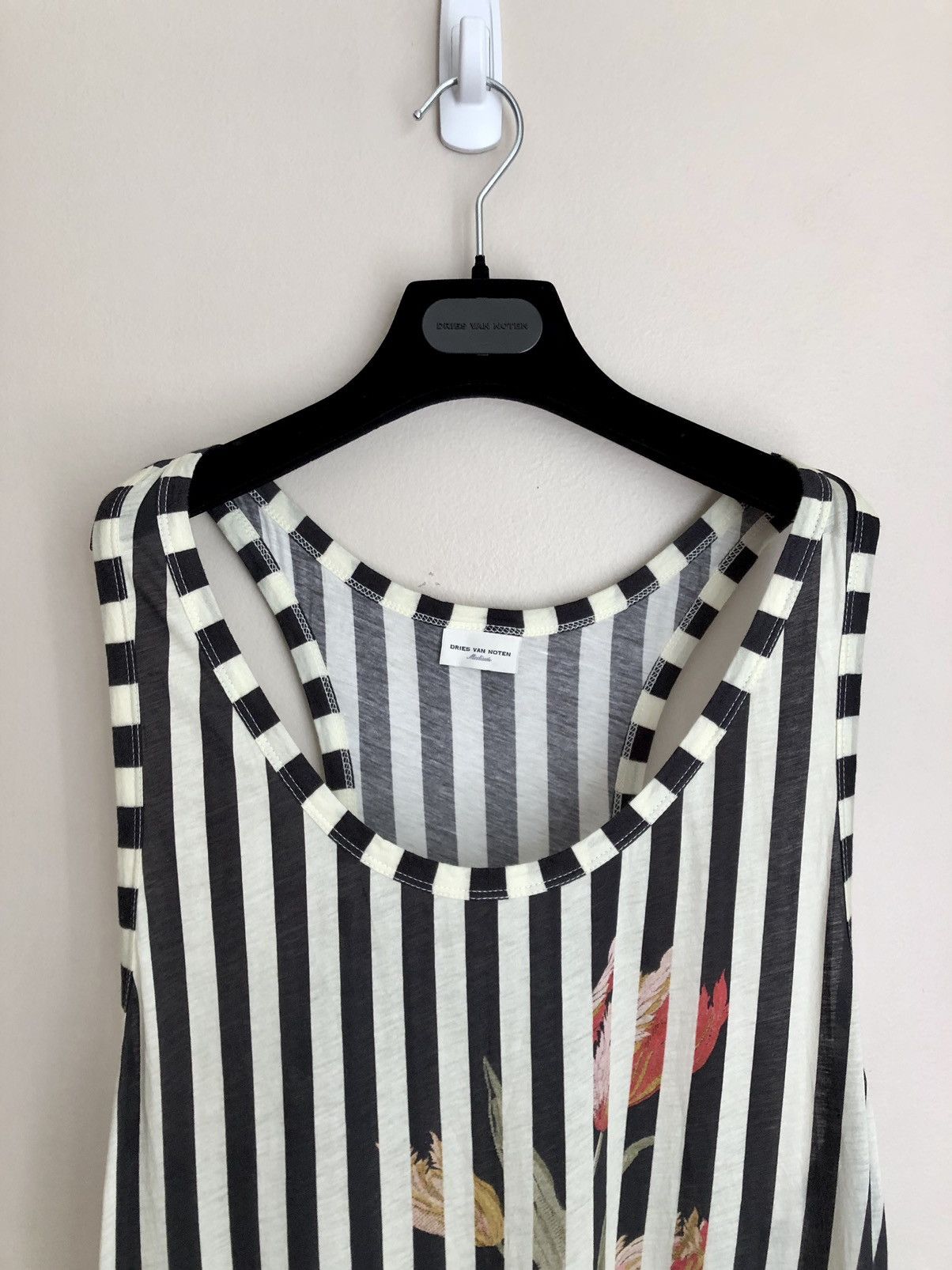 Dries Van Noten Dries Van Noten Oversized Striped Tulip Tank Size US S / EU 44-46 / 1 - 10 Thumbnail