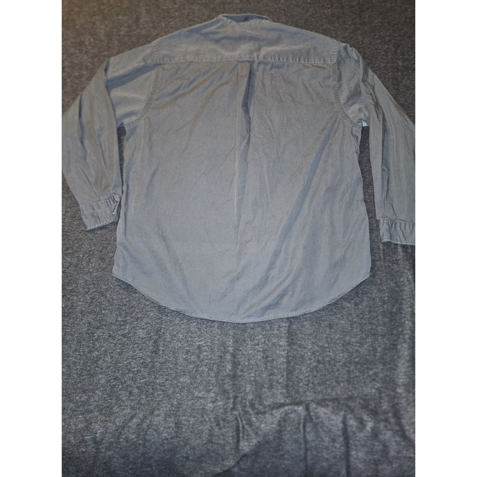 Nautica VINTAGE Nautica Shirt Mens XL Gray Button Down Men Long Sleeve Embroidered Y2K Size US XL / EU 56 / 4 - 7 Thumbnail