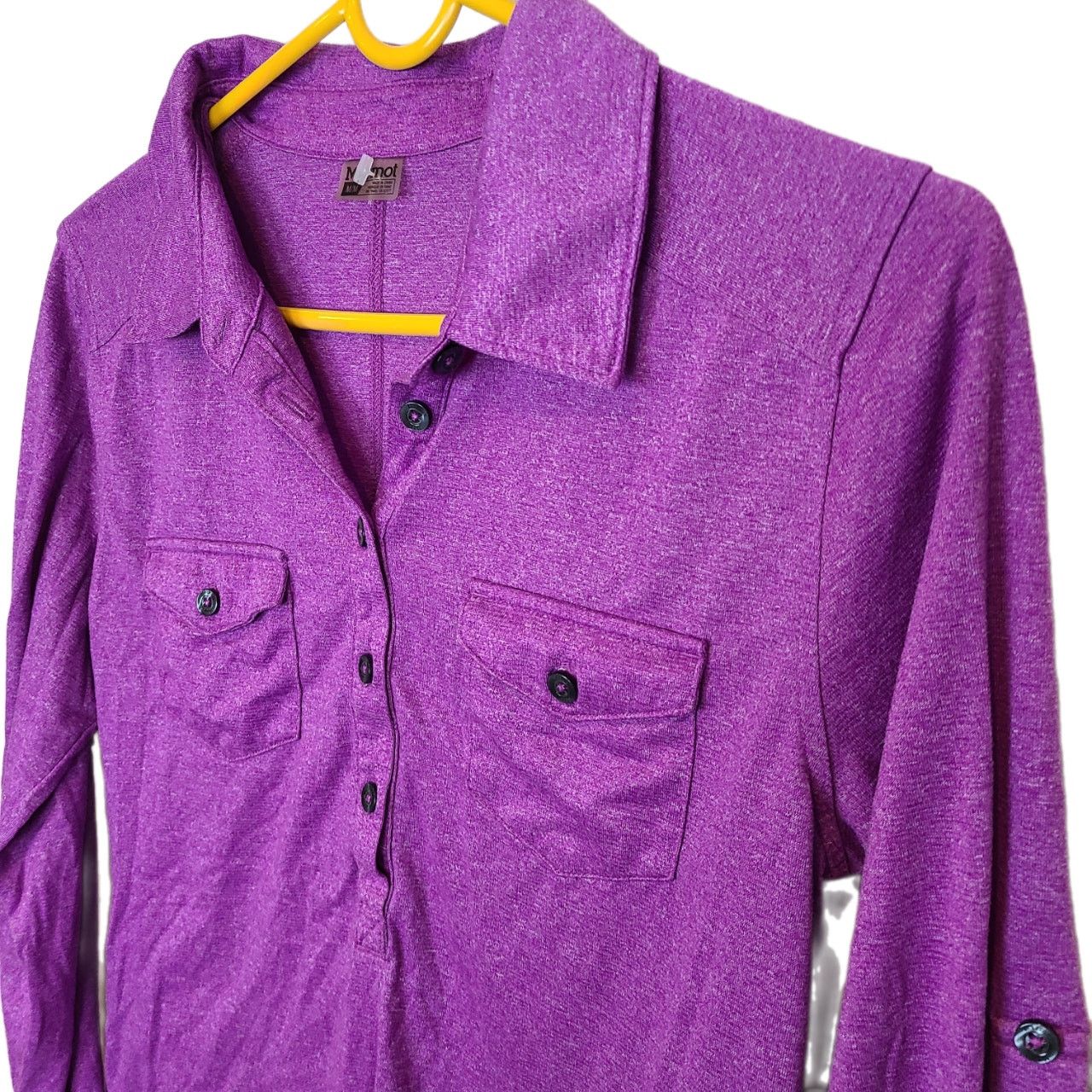 Marmot Marmot Shirt Women M Purple Gorpcore LS Polo Outdoor Base Size M / US 6-8 / IT 42-44 - 5 Thumbnail