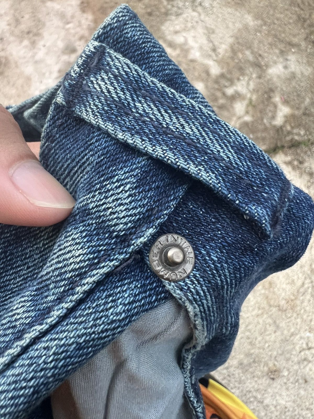Number (N)ine Rare Number Nine Distressed Design Denim Size US 30 / EU 46 - 12 Thumbnail