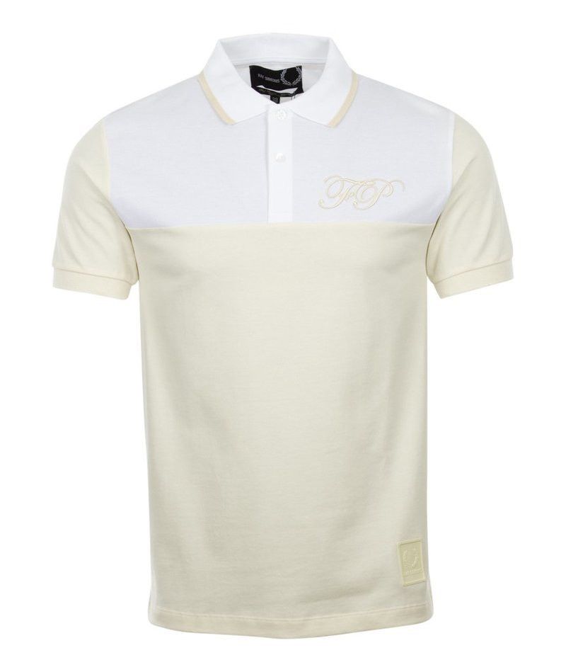 Raf Simons RAF SIMONS X FRED PERRY EMBROIDERED INITIAL PIQUE POLO Size US M / EU 48-50 / 2 - 1 Thumbnail