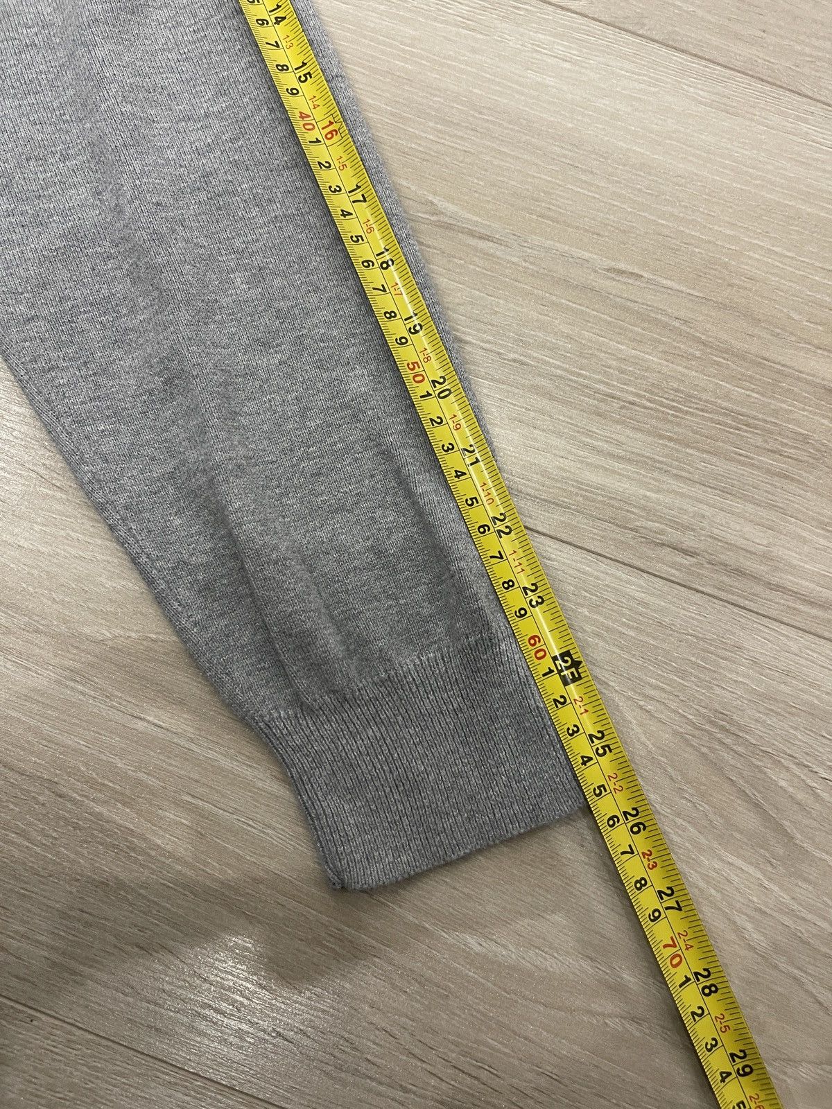 Baracuta Baracuta Luxury Mid-Grey Marl Cotton Knit Crewneck Sweater L Size US L / EU 52-54 / 3 - 11 Thumbnail