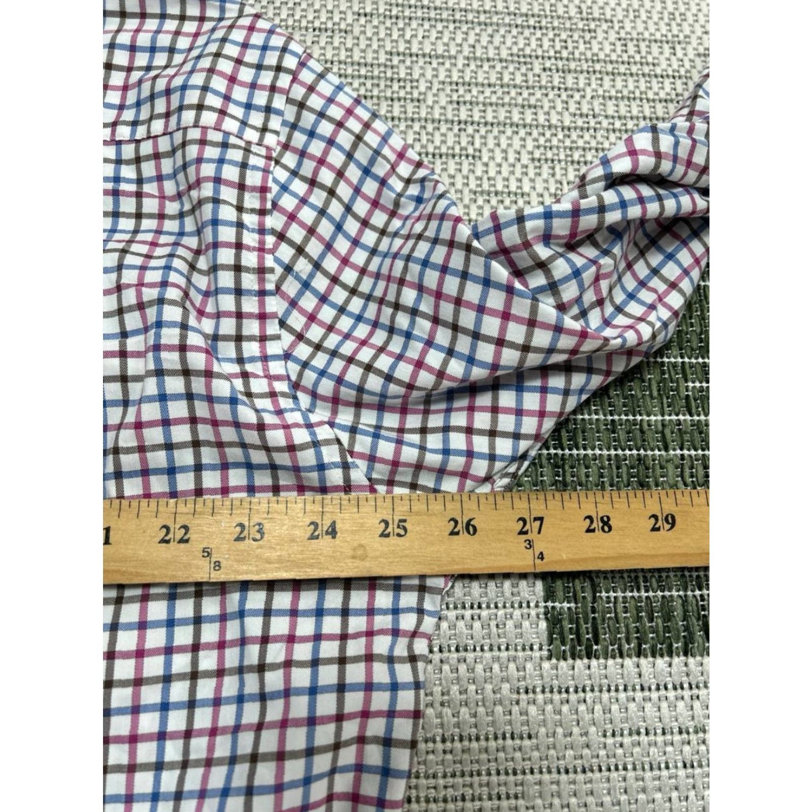Peter Millar Peter Millar Shirt Mens XL Multicolor Cotton Stretch Plaid Checkered Button Down Shirt Size US XL / EU 56 / 4 - 7 Thumbnail