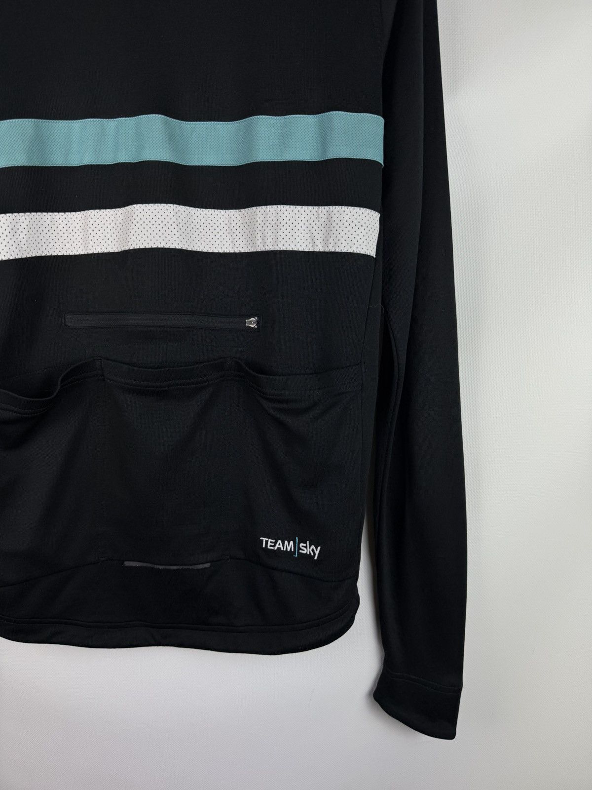 Rapha Rapha Team Sky Men’s Full Zip Cycling Long Sleeve Jersey Size US S / EU 44-46 / 1 - 19 Thumbnail
