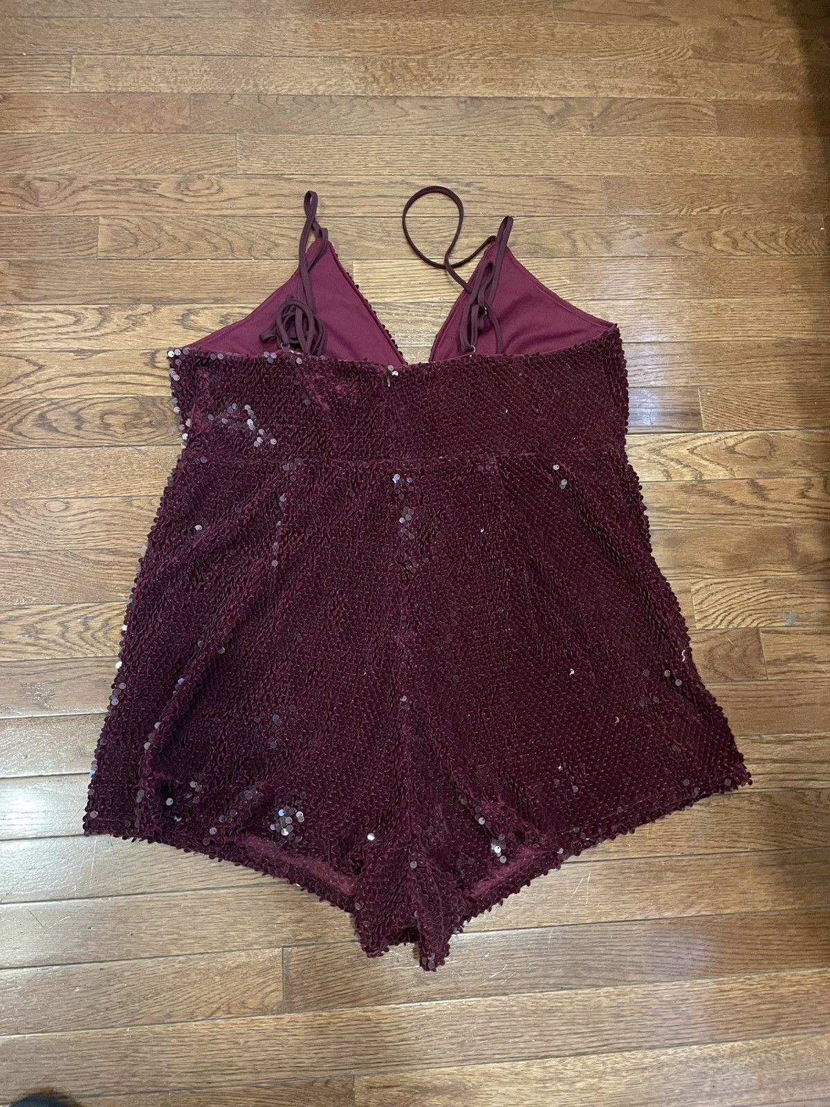 Forever 21 Forever 21 + burgundy sequin romper Size XXL / US 16-18 / IT 52-54 - 2 Thumbnail