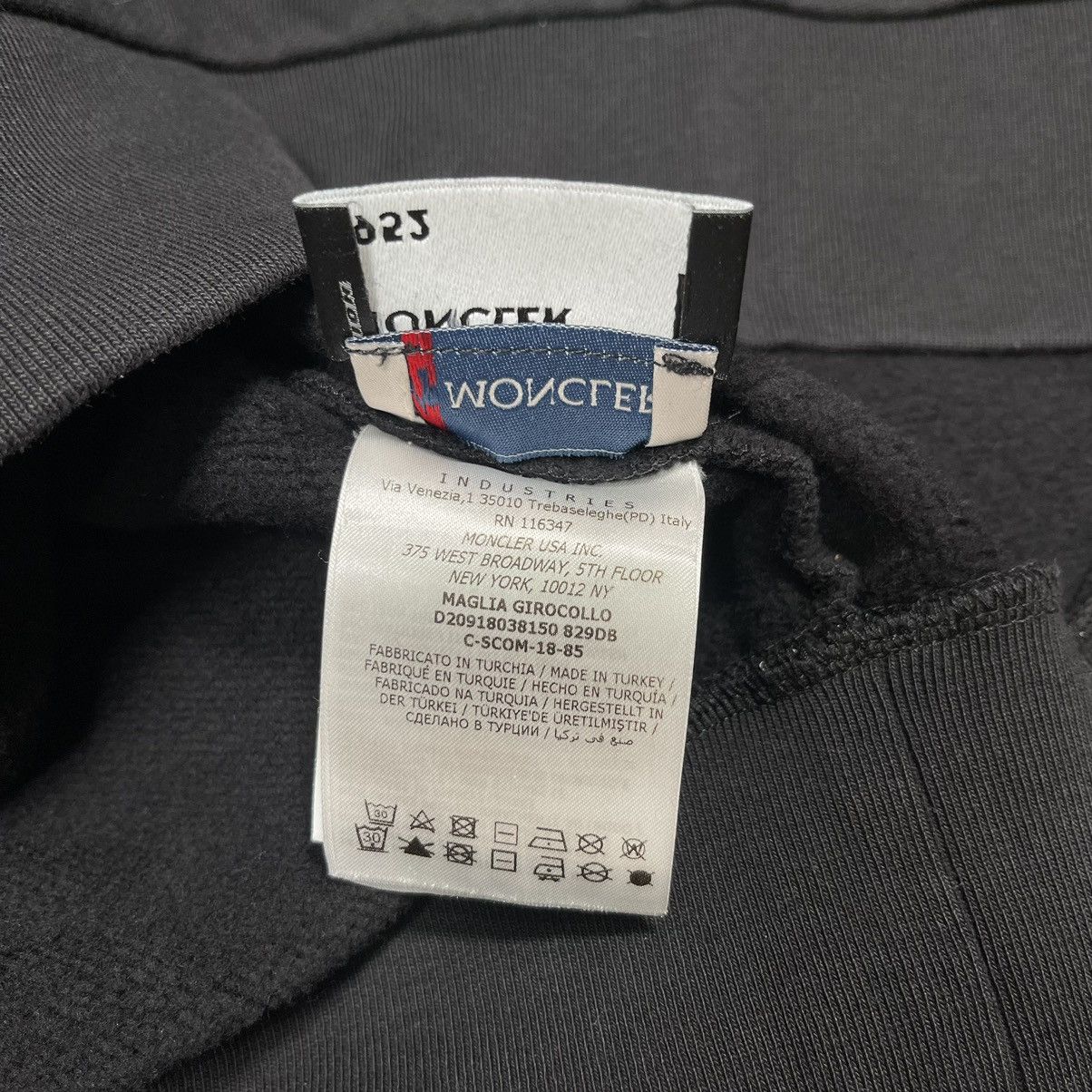 Moncler Moncler Genius 2 Moncler 1952 Black Logo Sweatshirt Size US L / EU 52-54 / 3 - 15 Thumbnail