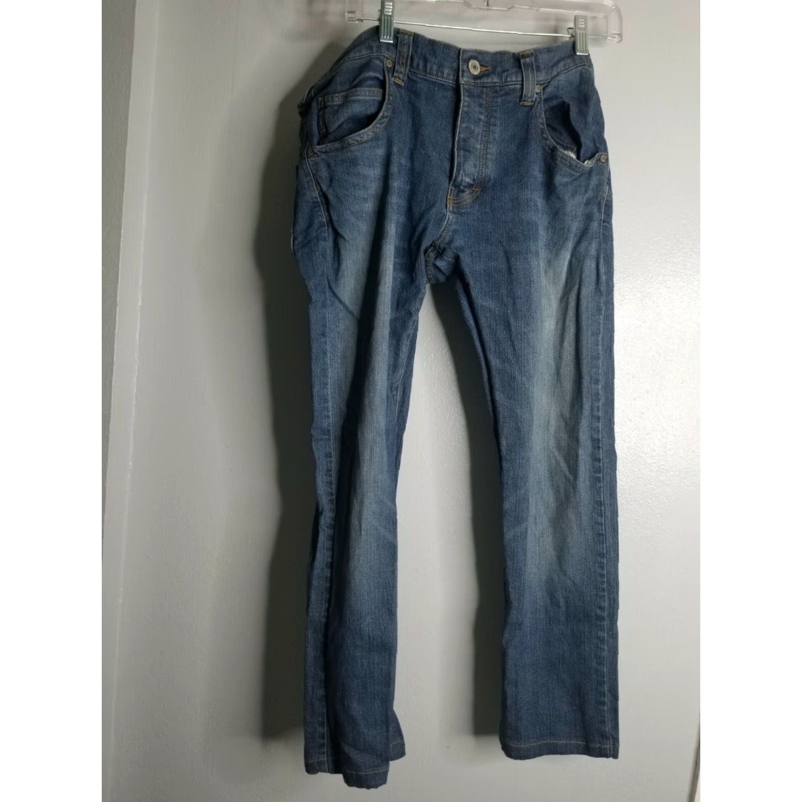 Vintage Armani Jeans Classic Wash Straight Leg Mens Blue Denim Jeans Size 32 Size US 32 / EU 48 - 6 Thumbnail