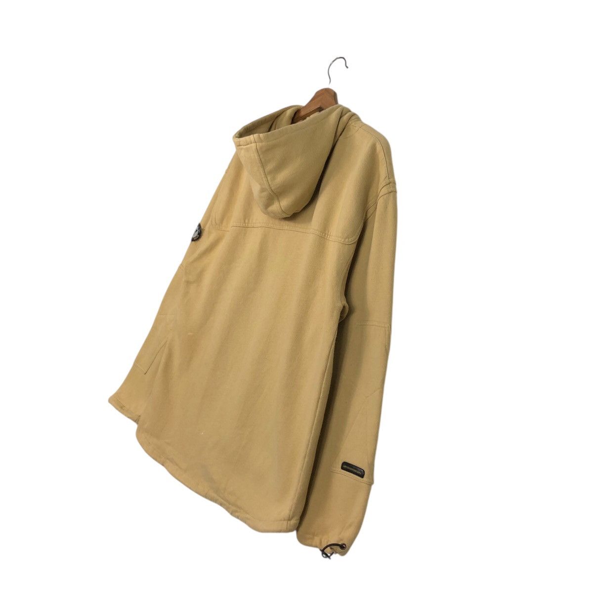 Japanese Brand EXSTO Polar Fleece Half-Zip Hooded Pullover Size US M / EU 48-50 / 2 - 12 Thumbnail