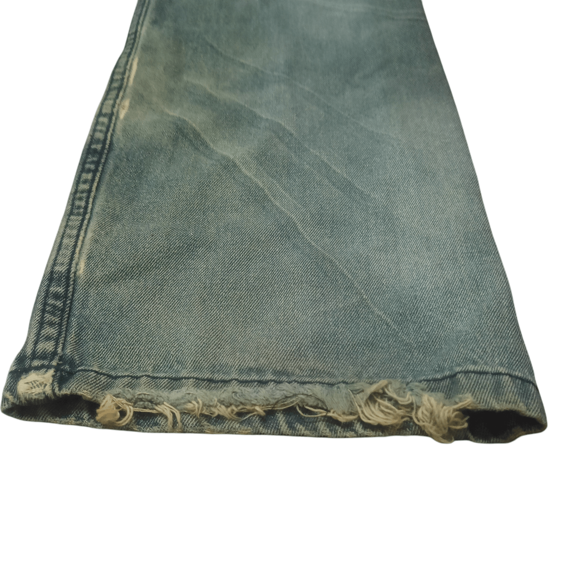 If Six Was Nine Vtg Dowkedow japanese flare jeans Rare Lighting Bolt Design Size US 32 / EU 48 - 20 Thumbnail