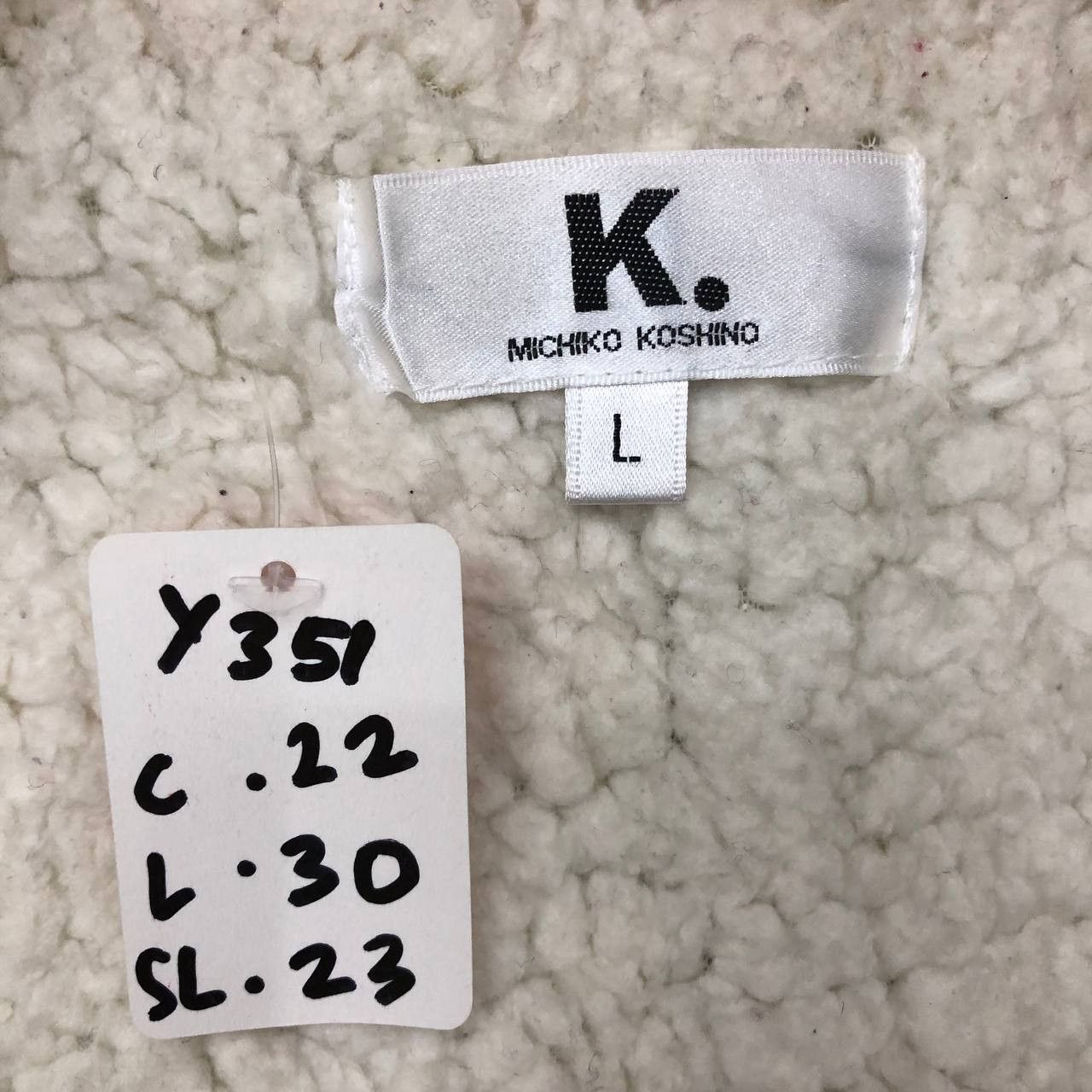 Japanese Brand × Michiko Koshino Y351 MICHIKO KOSHINO DOWN SHERPA JACKET Size L / US 10 / IT 46 - 9 Thumbnail
