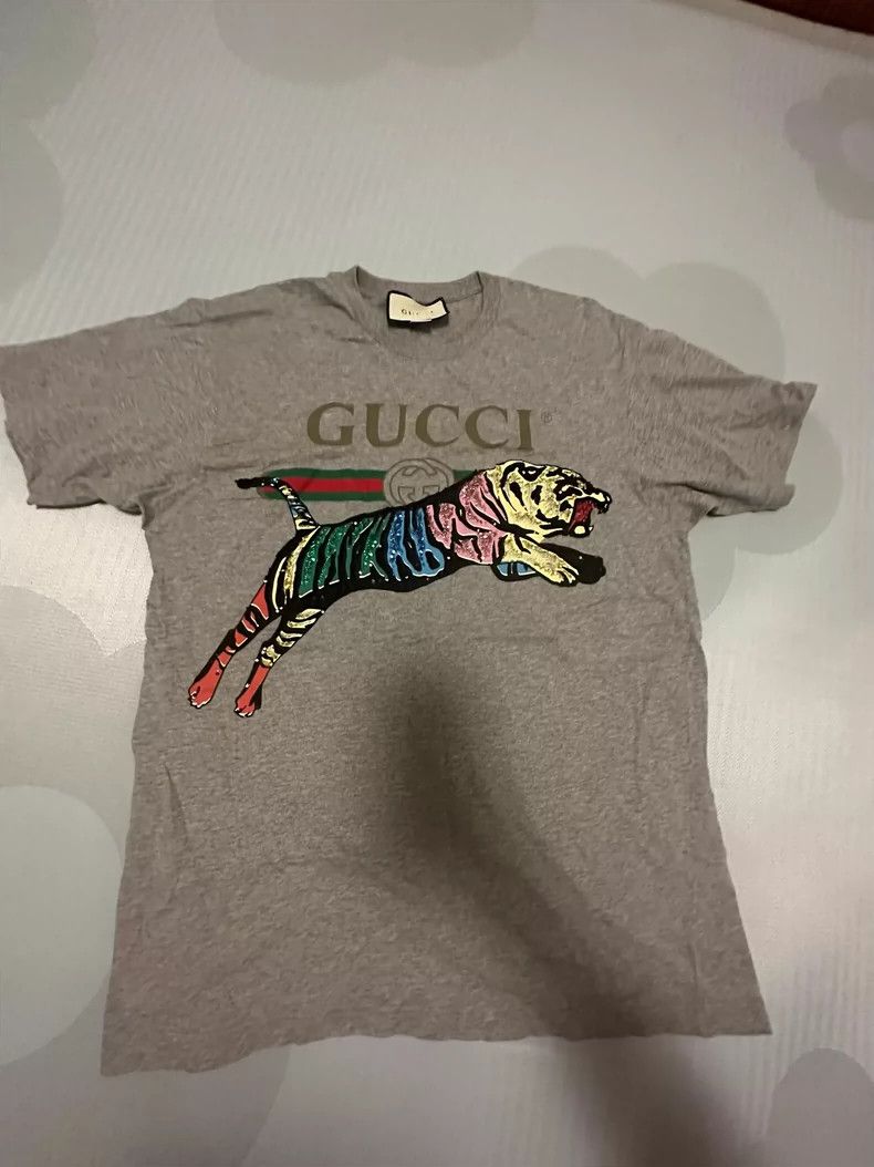 Gucci Gucci Embroidered Graphic T-Shirt-dmc Size US XS / EU 42 / 0 - 1 Thumbnail