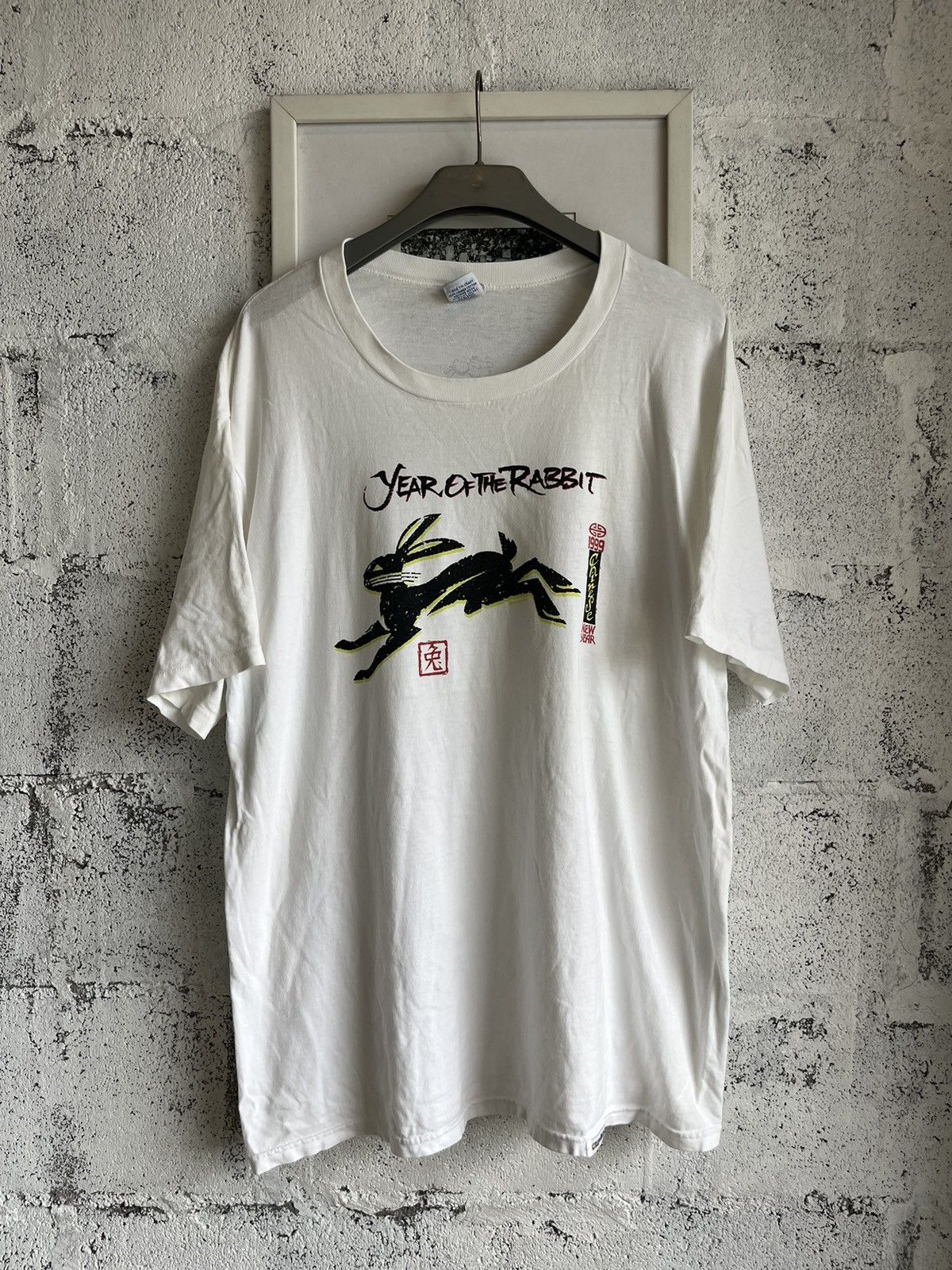Vintage Vintage YEAR OF THE RABBIT 1999’s by Crazy Shirt Size US L / EU 52-54 / 3 - 2 Thumbnail