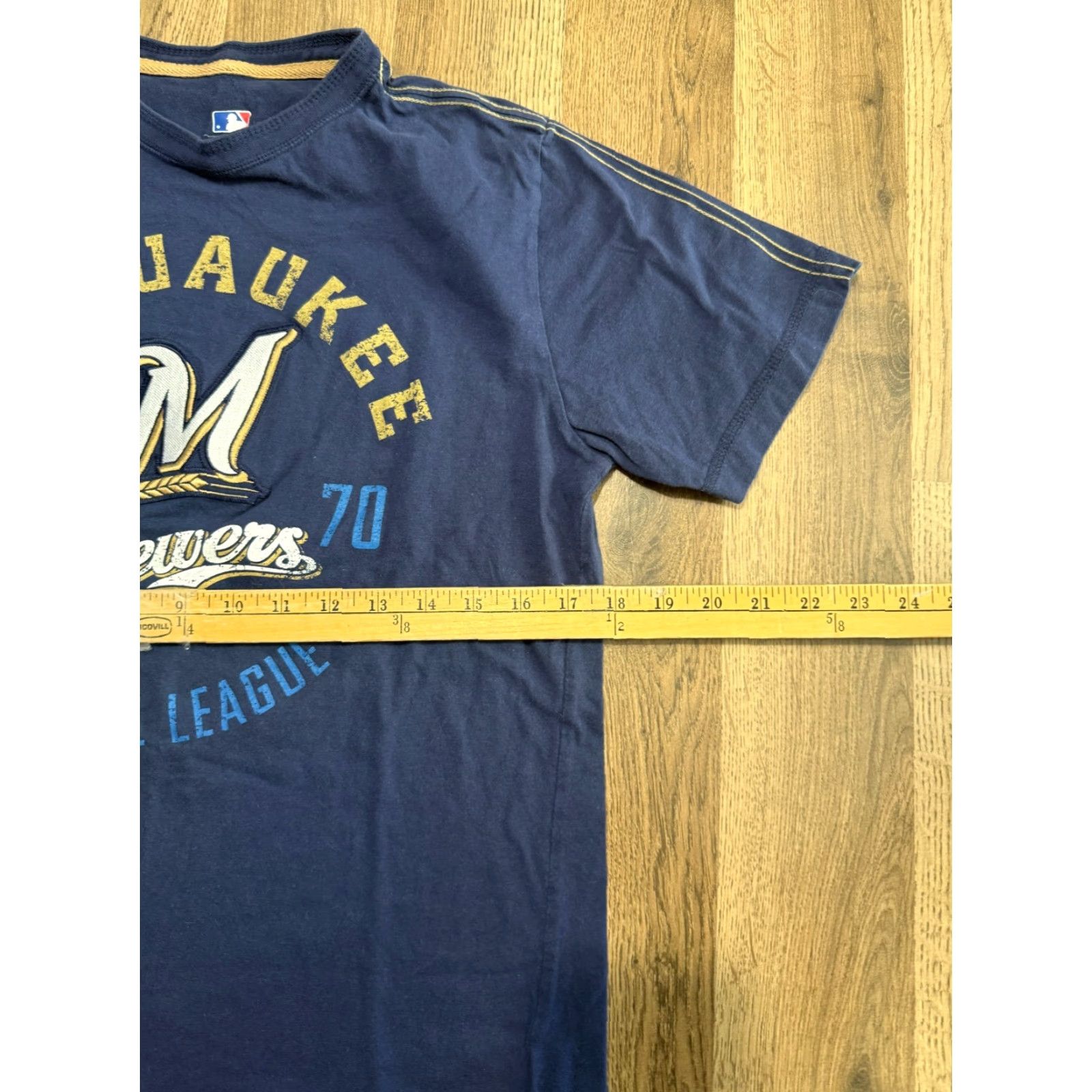 NBA Genuine Merchandise Shirts Women's Medium Blue NBA Milwaukee Brewers Casual T-Shirt Size M / US 6-8 / IT 42-44 - 7 Thumbnail