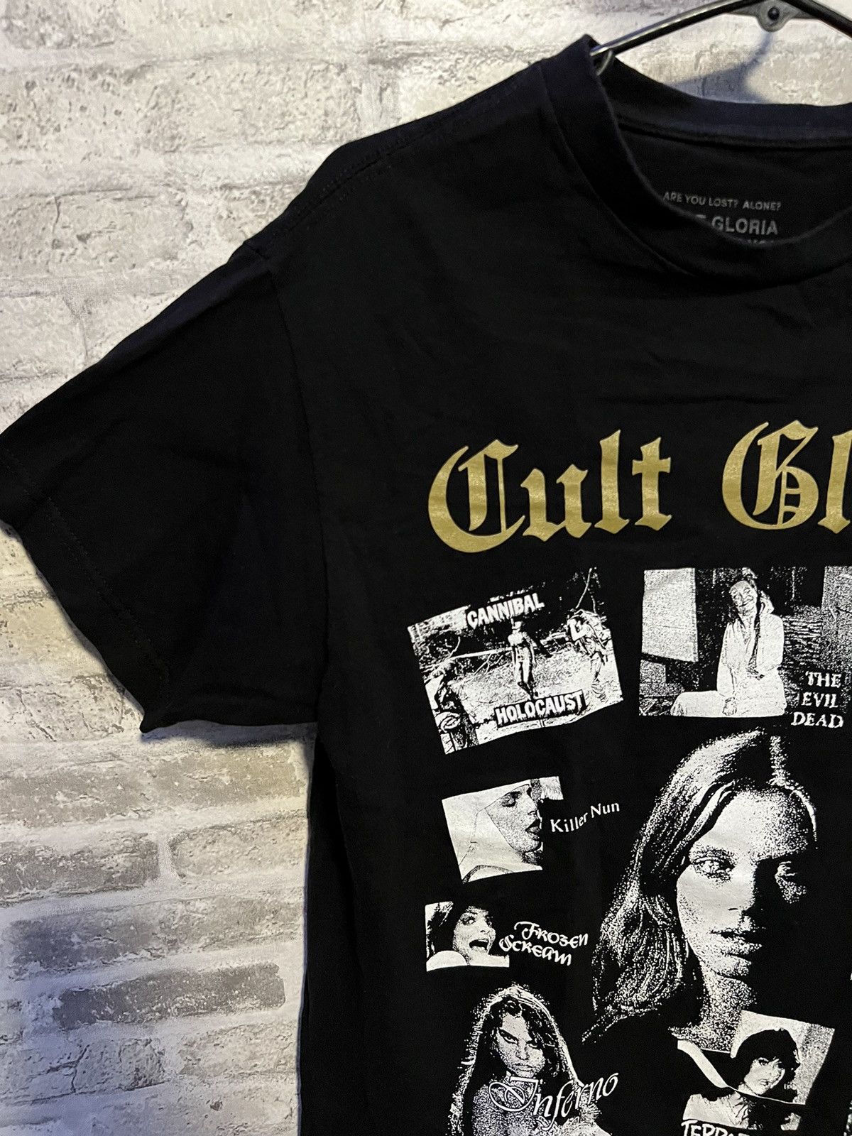 G59 Records CULT GLORIA - NASTY T- SHIRT (BLACK) MEDIUM Size US M / EU 48-50 / 2 - 4 Thumbnail