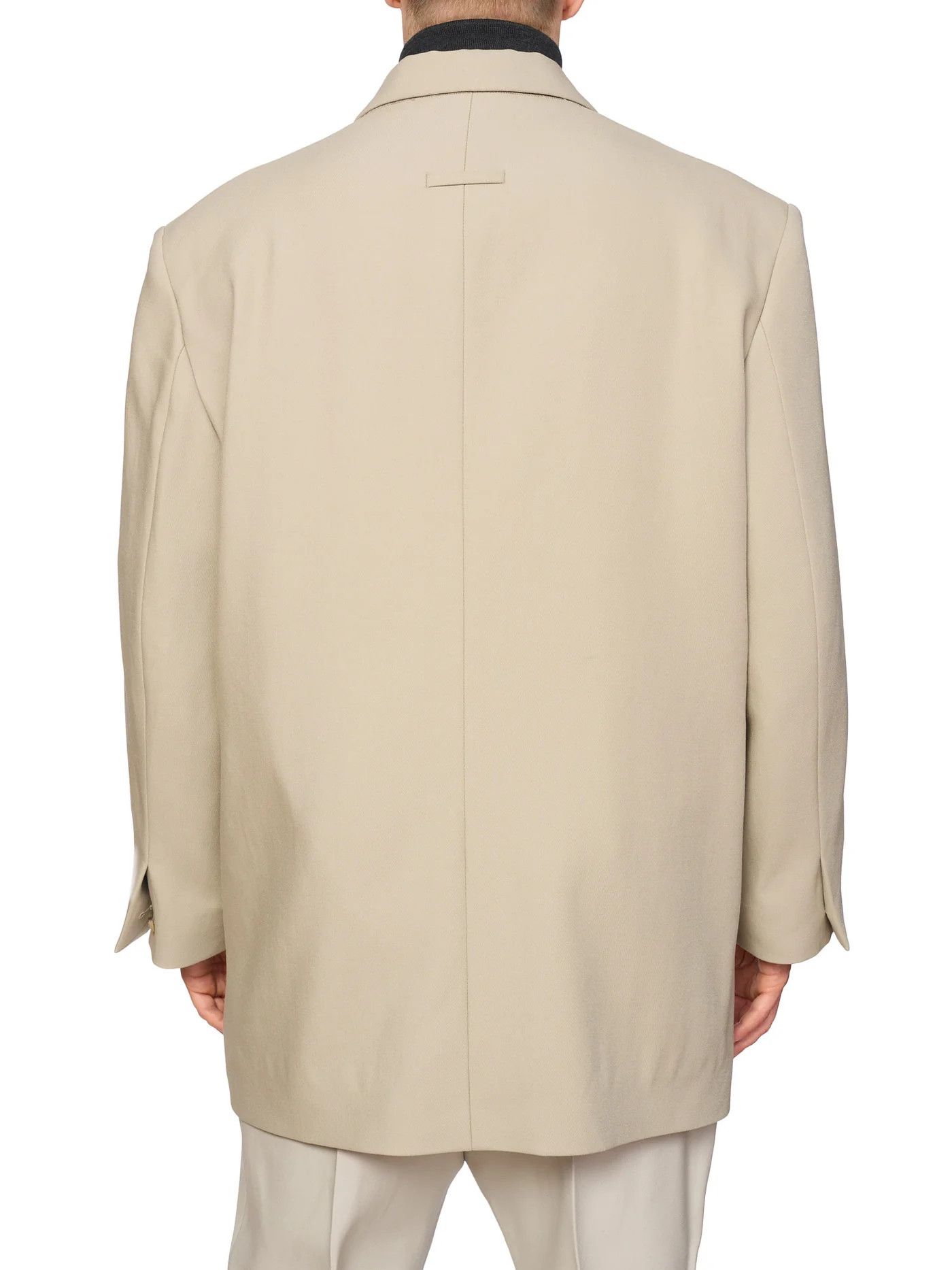 Fear of God FEAR OF GOD Eternal Beige Wool Double Breasted Jacket Size 40R - 2 Thumbnail