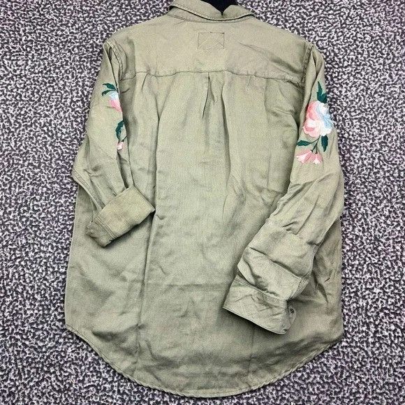 Rails Rails Button Up Shirt Floral Embroidered Long Sleeve XS Size XS / US 0-2 / IT 36-38 - 2 Thumbnail