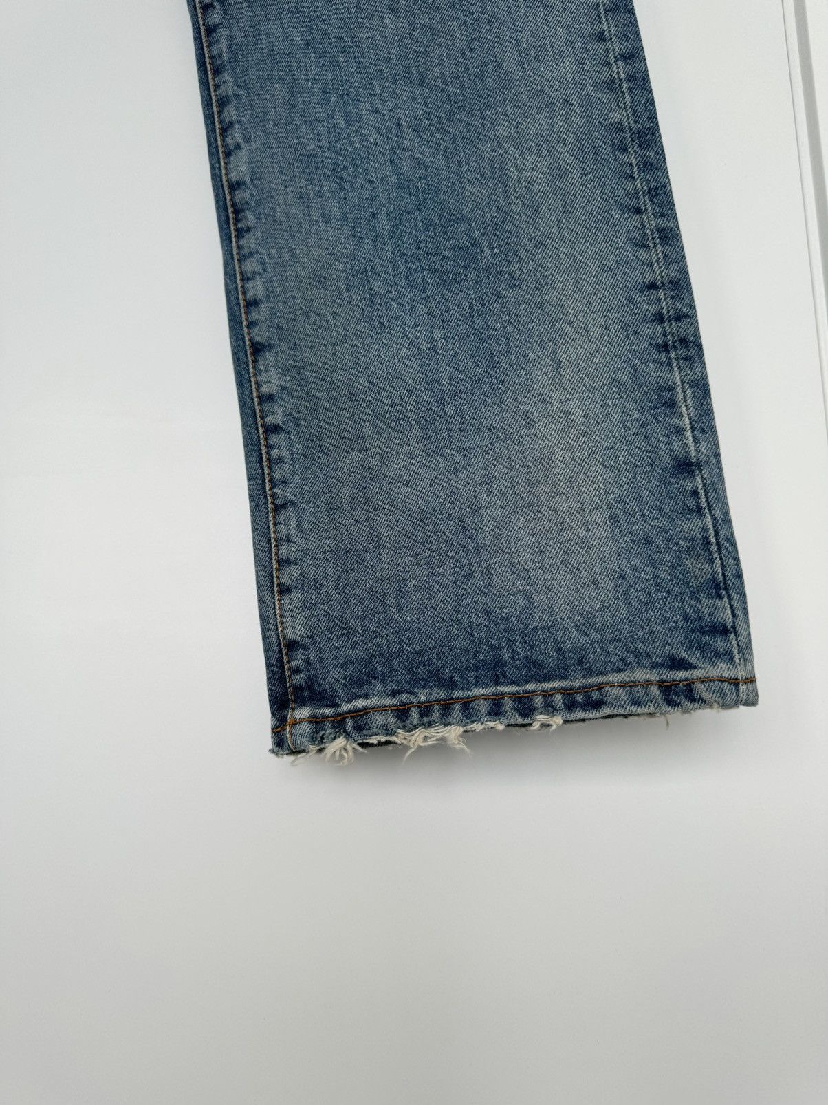 Maison Margiela Maison Margiela 14OZ Distressed Denim Jeans Heavyweight Size US 32 / EU 48 - 6 Thumbnail