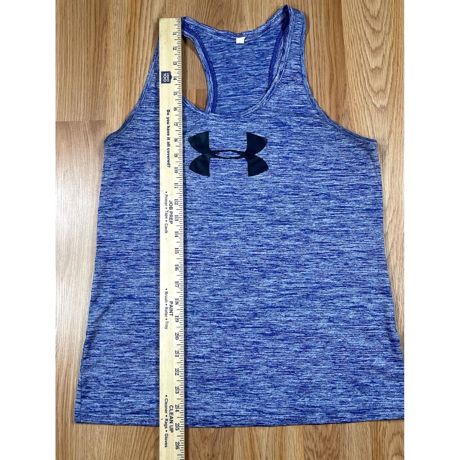 Under Armour Under Armour Tank Top Womens M Medium Blue Athletic Sleeveless Regular Fit Breathable Solid Pattern casual Size M / US 6-8 / IT 42-44 - 3 Thumbnail