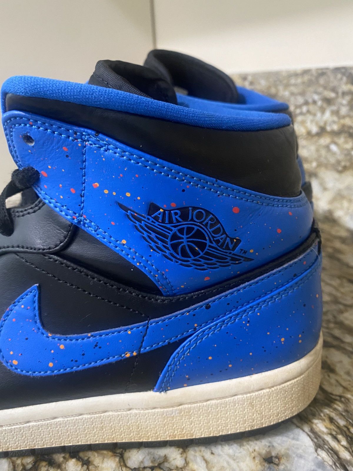 Jordan Brand × Nike Royal blue splatter Size US 11 / EU 44 - 6 Thumbnail