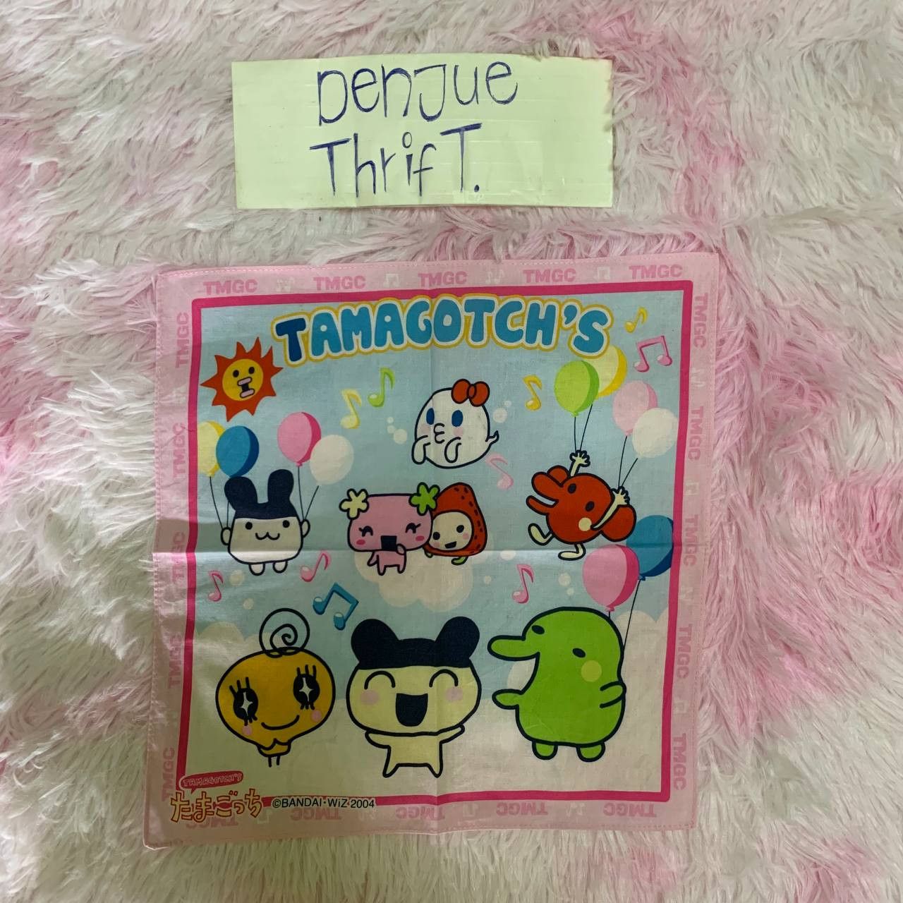 Japanese Brand × Vintage Vintage Tamagotchi Tamagotch's Handkerchief Bandana Size ONE SIZE - 1 Thumbnail