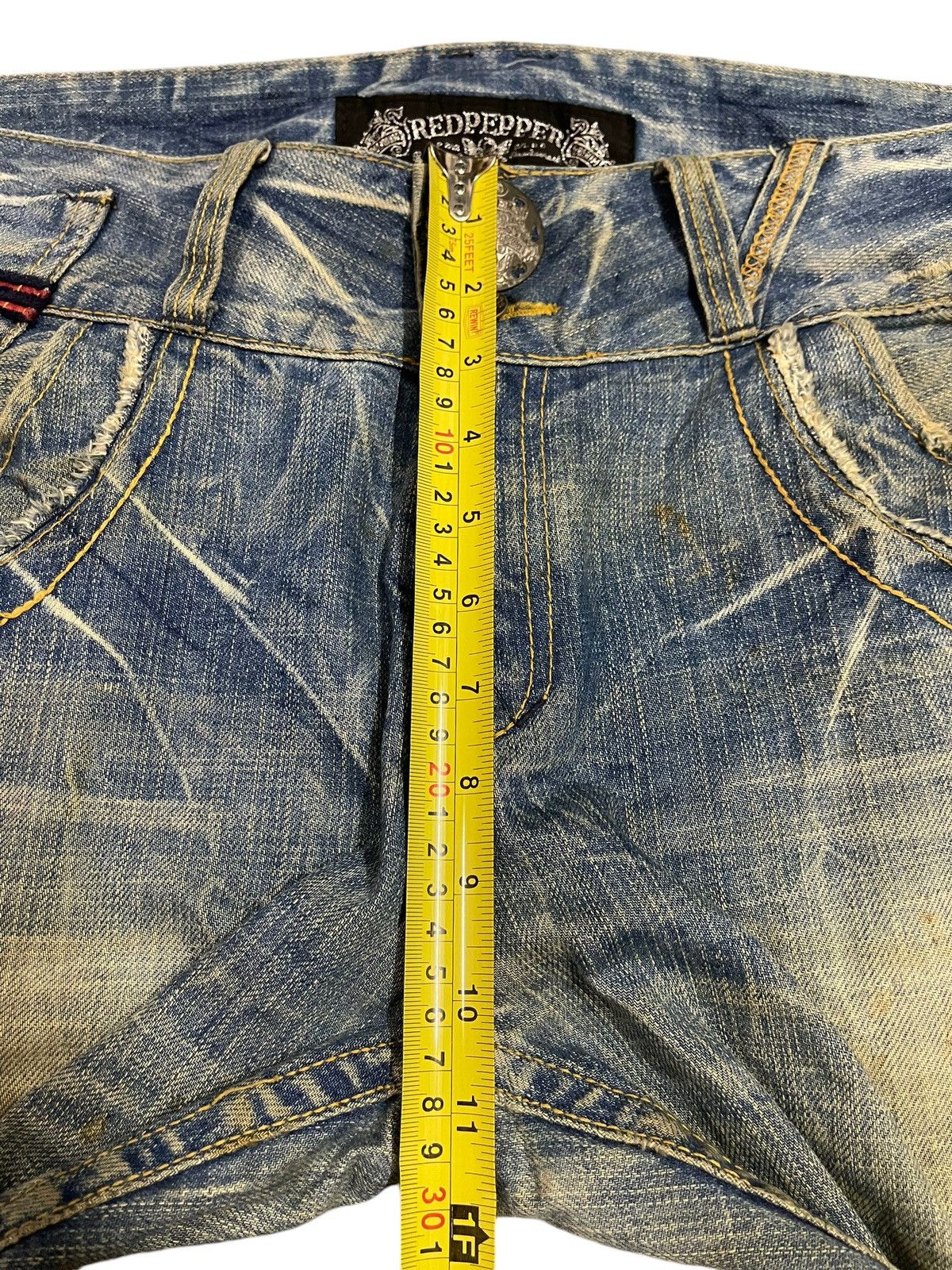 14th Addiction Vintage Japanese Brand Mud Wash Distressed Style Loose Jeans Size US 38 / EU 54 - 16 Thumbnail