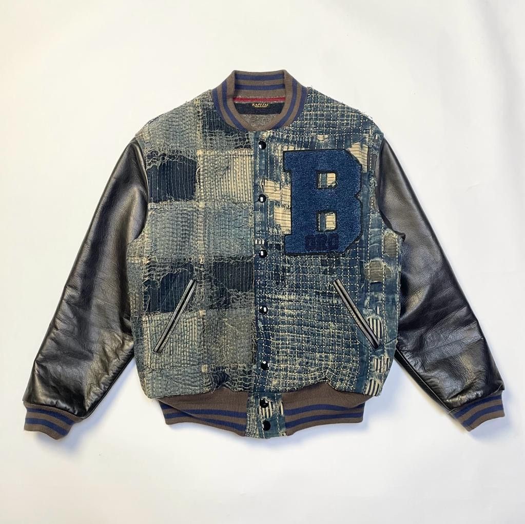 Kapital Boro Sashiko Bomber Jacket | Grailed