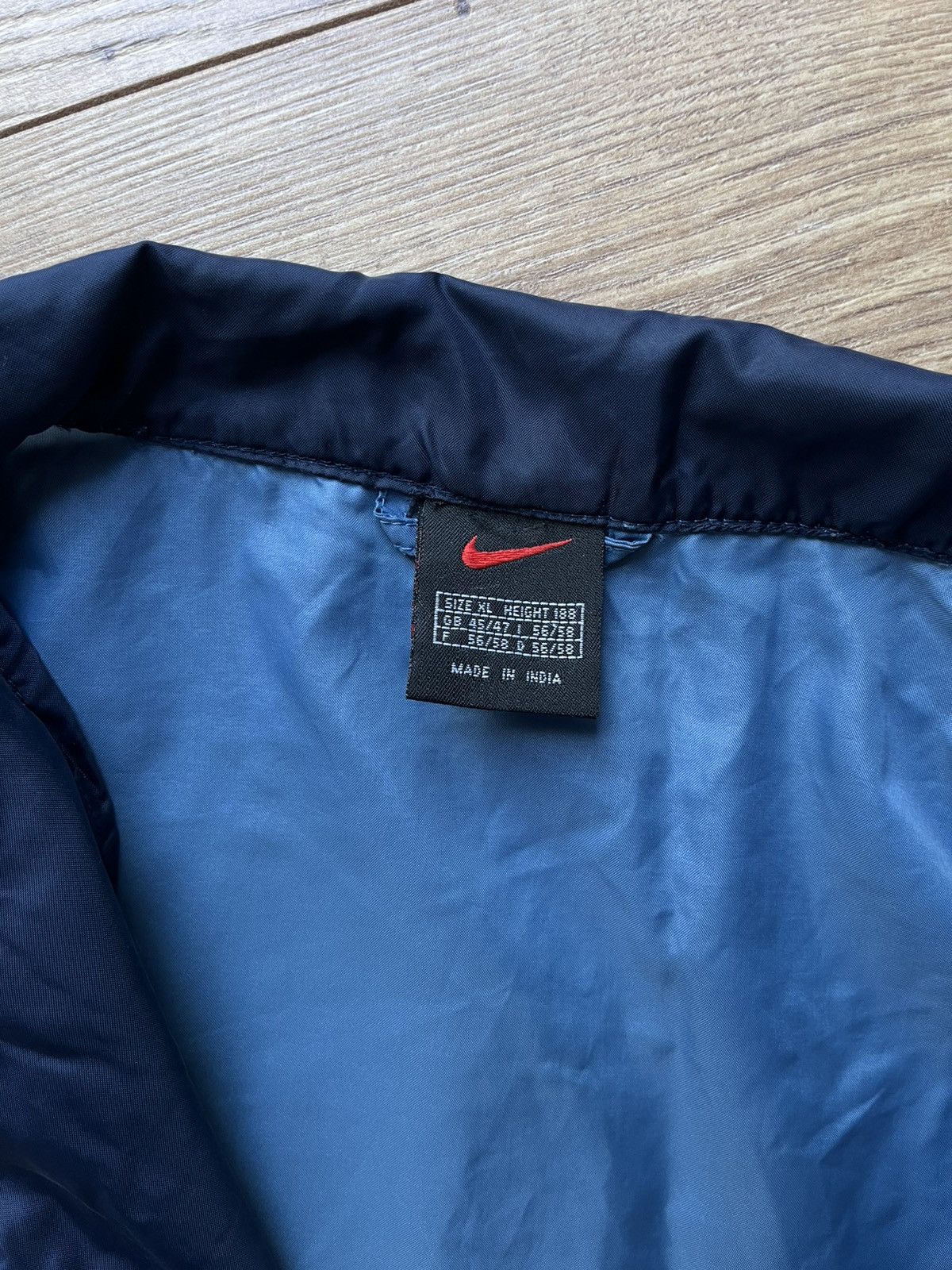 Nike 90’s NIKE RETRO SPELLOUT LOGO SWOOSH VINTAGE TRACK JACKET Size US XL / EU 56 / 4 - 5 Thumbnail