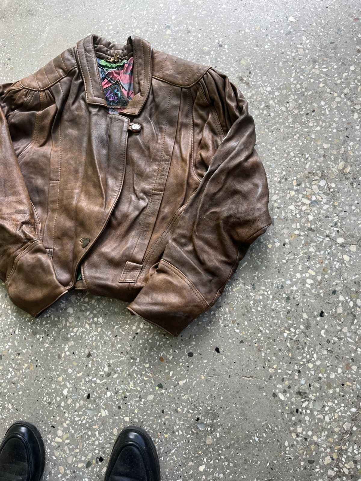 Other Vintage Leather Jacket Guidi Style Y2K Avant Garde Size M / US 6-8 / IT 42-44 - 2 Thumbnail