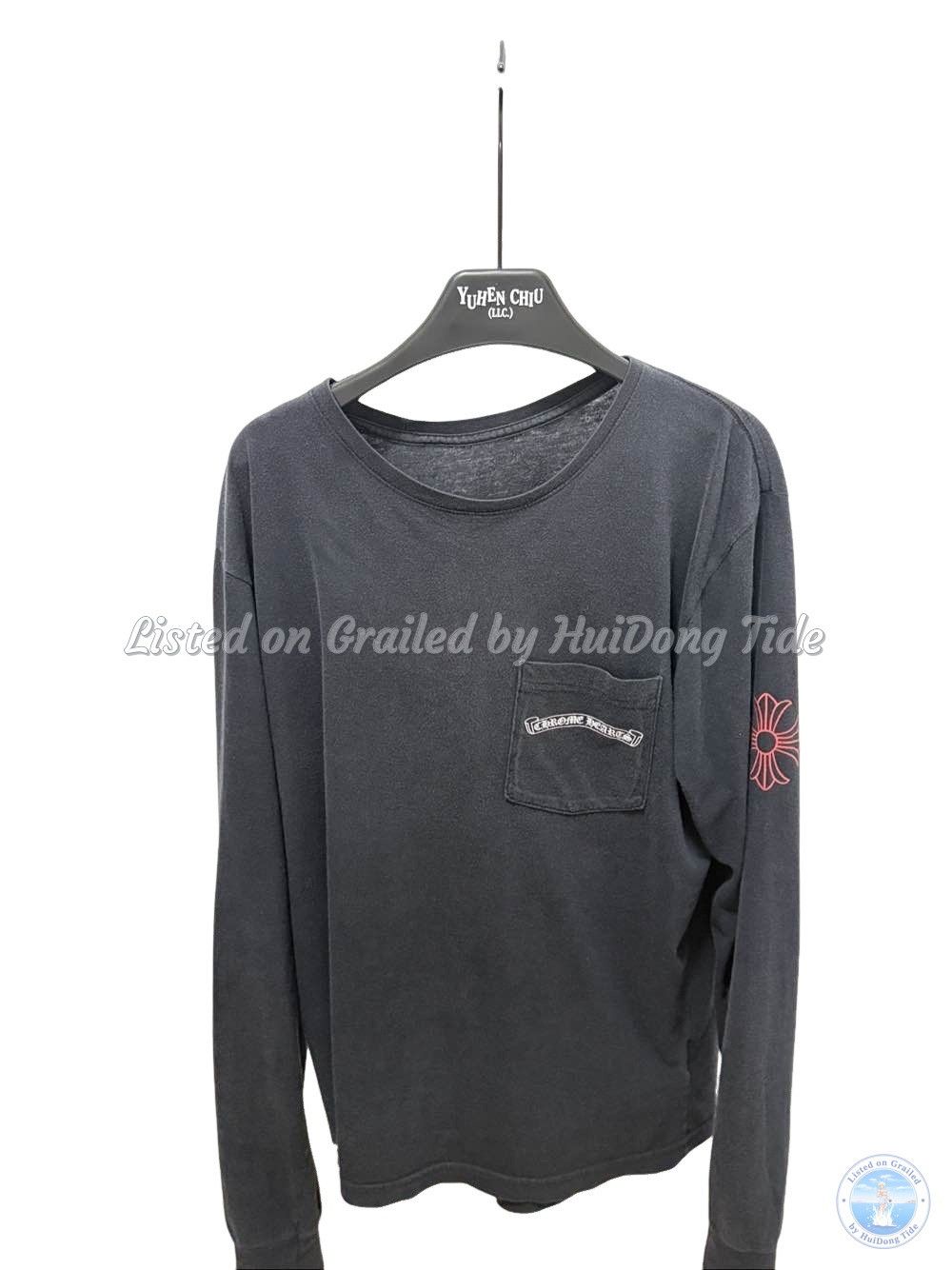 Chrome Hearts Chrome Hearts Red U.S.A. Long Sleeve T-Shirt Size L Size US L / EU 52-54 / 3 - 1 Thumbnail