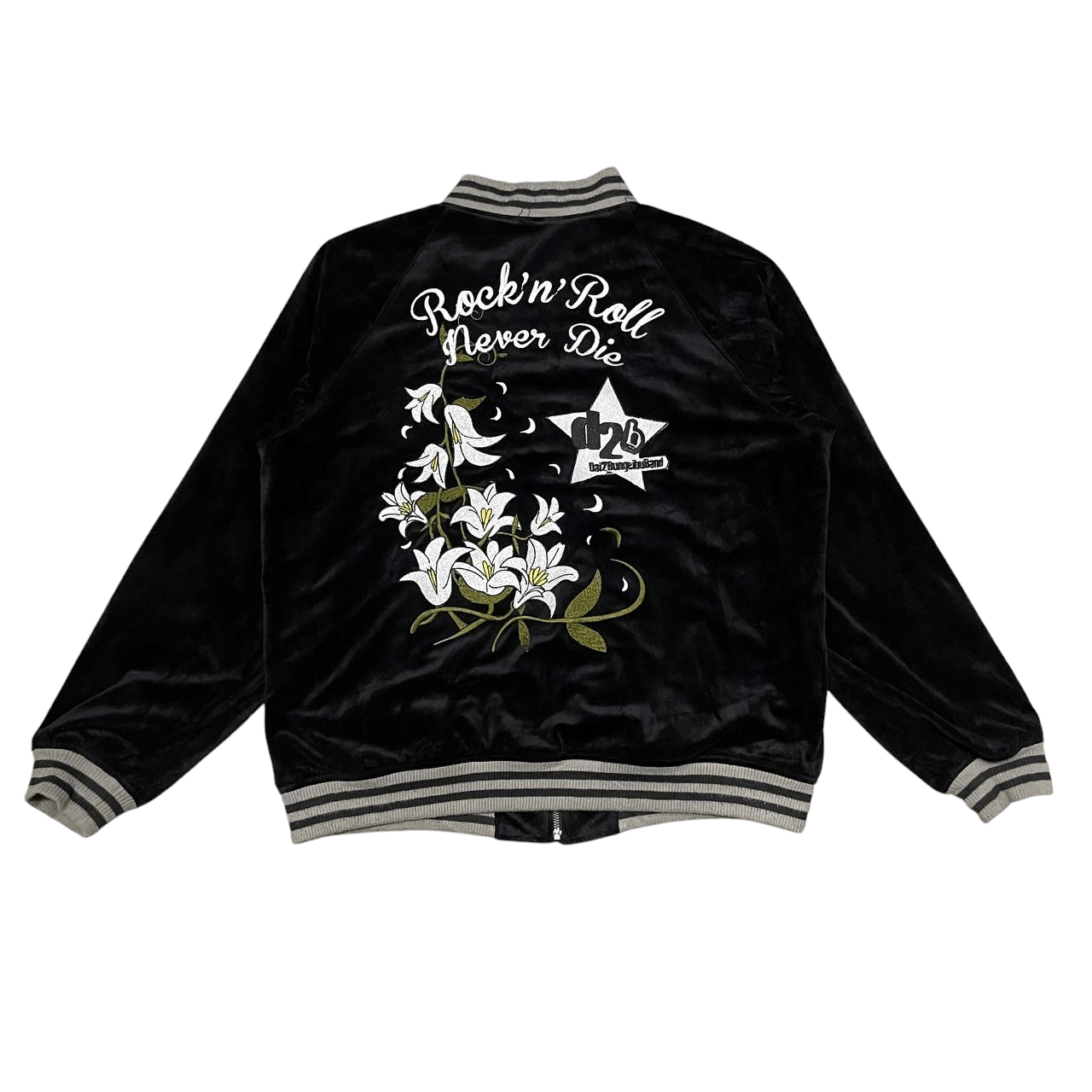 A&G Rock Vintage Studio 696 "Rock N Roll Never Die" Velvet Jacket Size US XL / EU 56 / 4 - 1 Thumbnail
