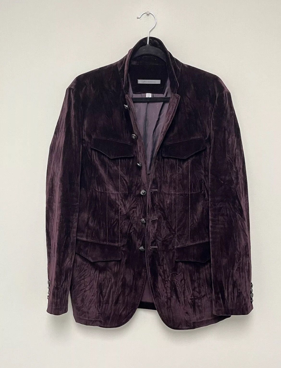 John Varvatos Crushed velvet jacket. 52 Size US L / EU 52-54 / 3 - 15 Thumbnail