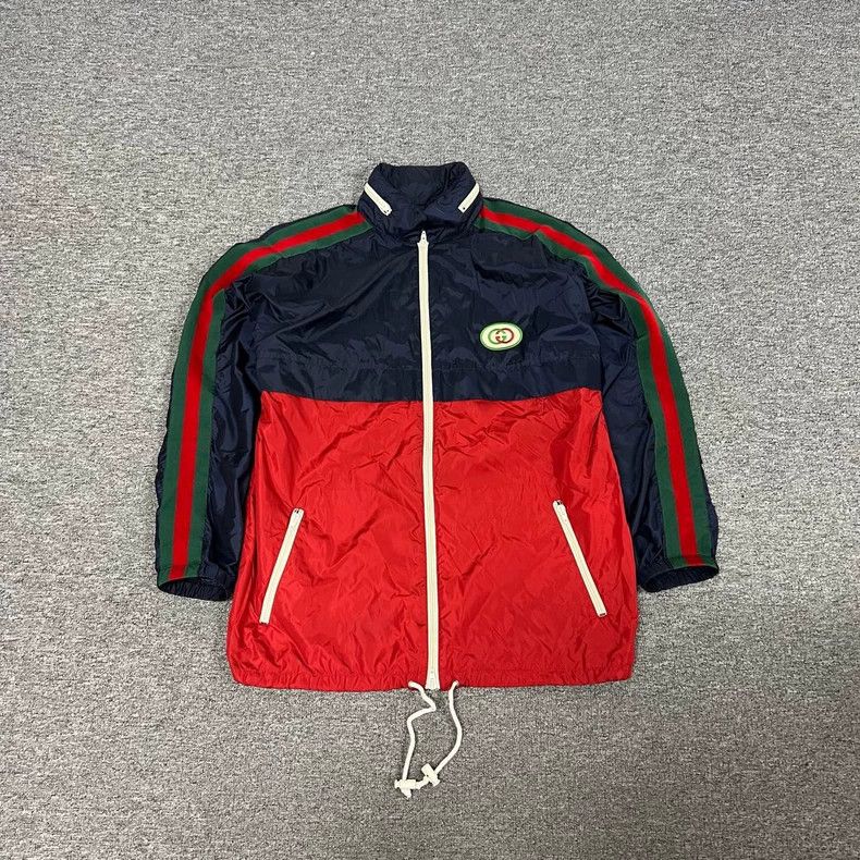 Gucci Gucci Double G color matching hidden hat windbreaker 2502-N Size US S / EU 44-46 / 1 - 1 Thumbnail