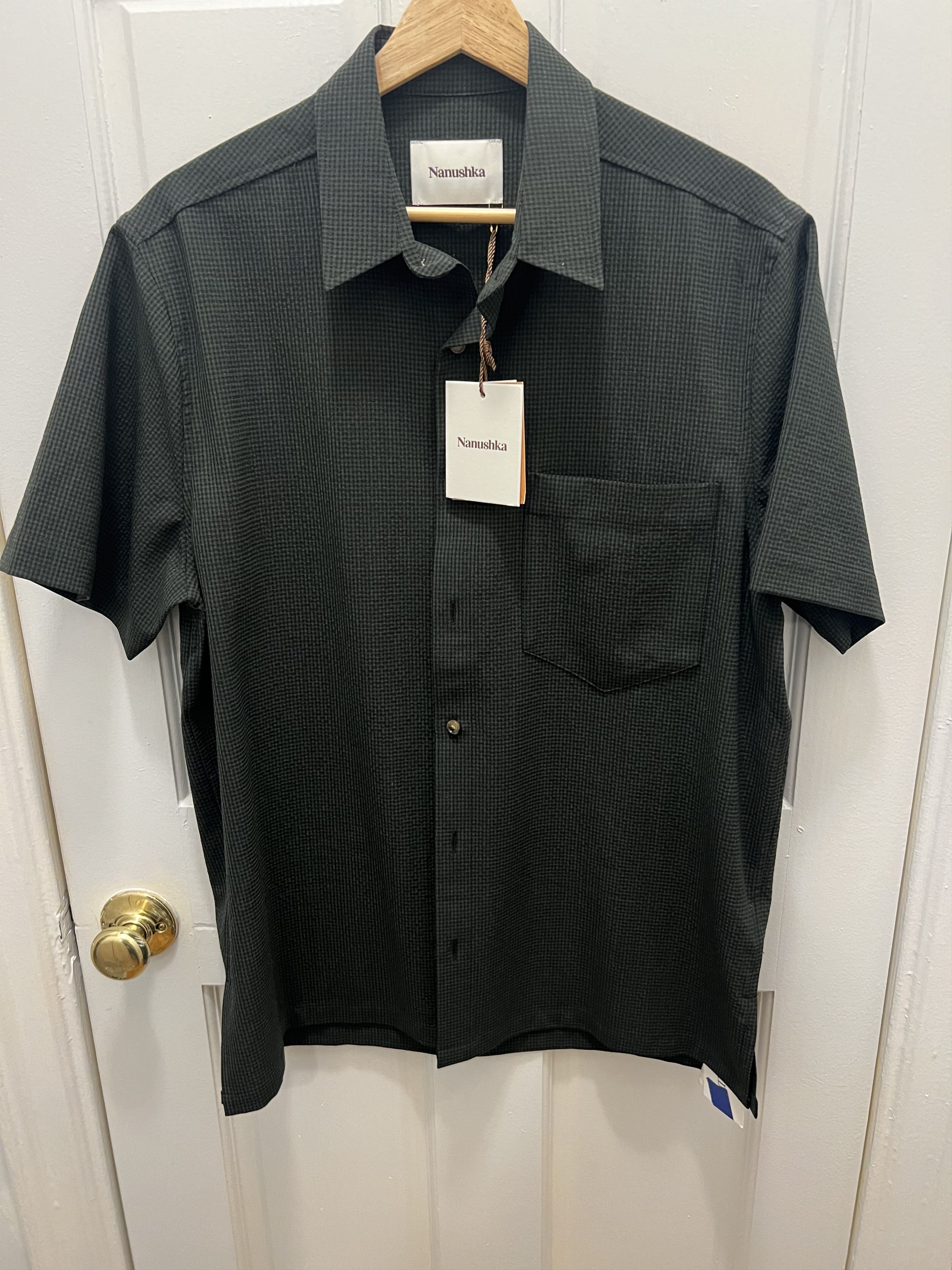 Nanushka NWT $410 Stretch Wool Button Up Size US L / EU 52-54 / 3 - 1 Thumbnail