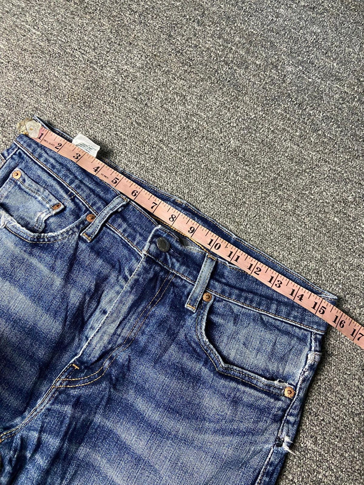 Levi's Levis Strauss Co. 502 Distressed Jeans (158) Size US 31 - 8 Thumbnail
