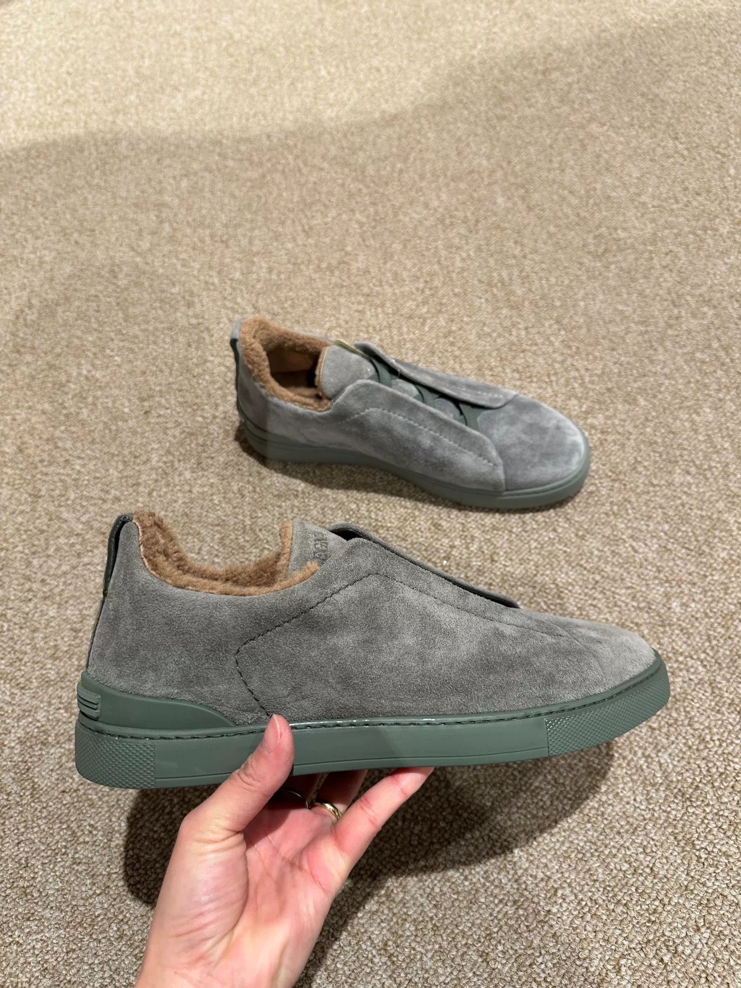 Ermenegildo Zegna Zegna Triple Stitch Mens Sneakers Size US 9 / EU 42 - 6 Thumbnail