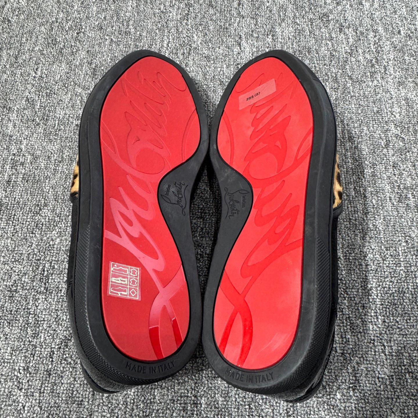 Christian Louboutin Christian Louboutin Stud Pony Hair Sneakers 40.5 Size US 7.5 / EU 40-41 - 4 Thumbnail