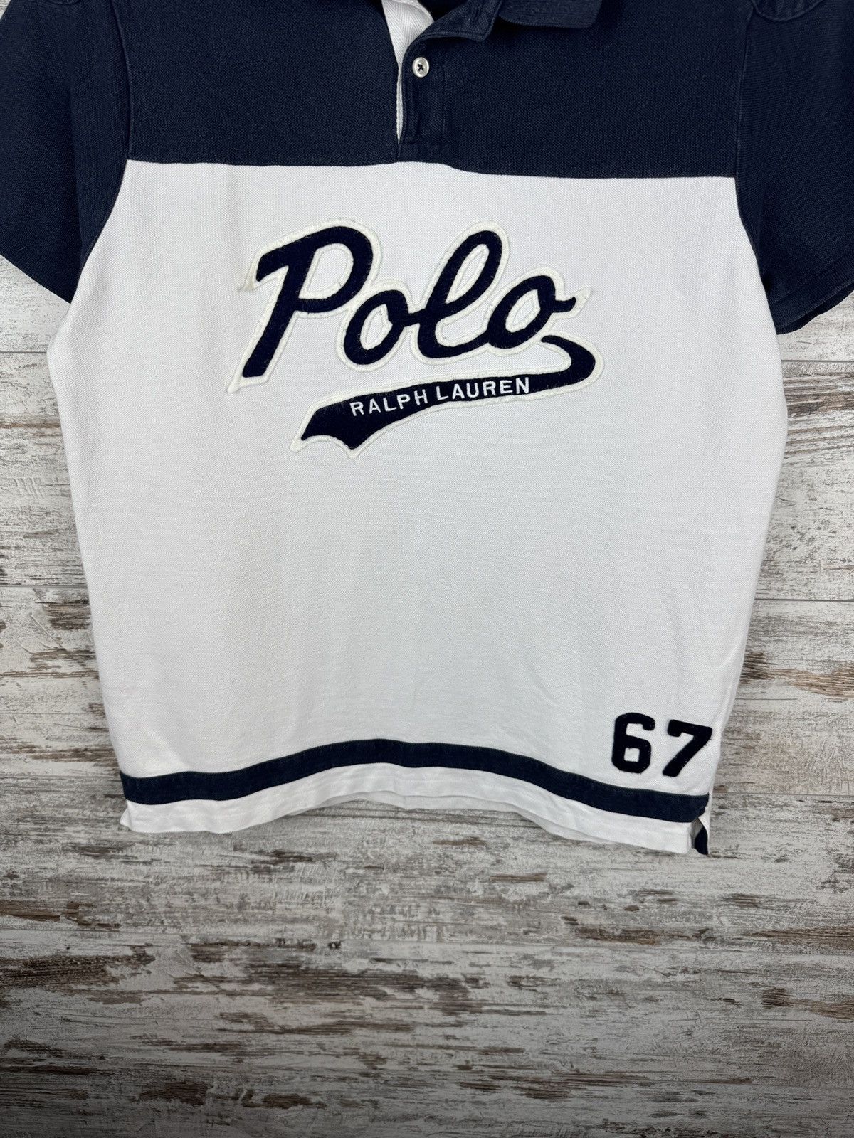 Polo Ralph Lauren Mens Vintage Polo Ralph Lauren polos rugby T-shirt tee Size US L / EU 52-54 / 3 - 3 Thumbnail