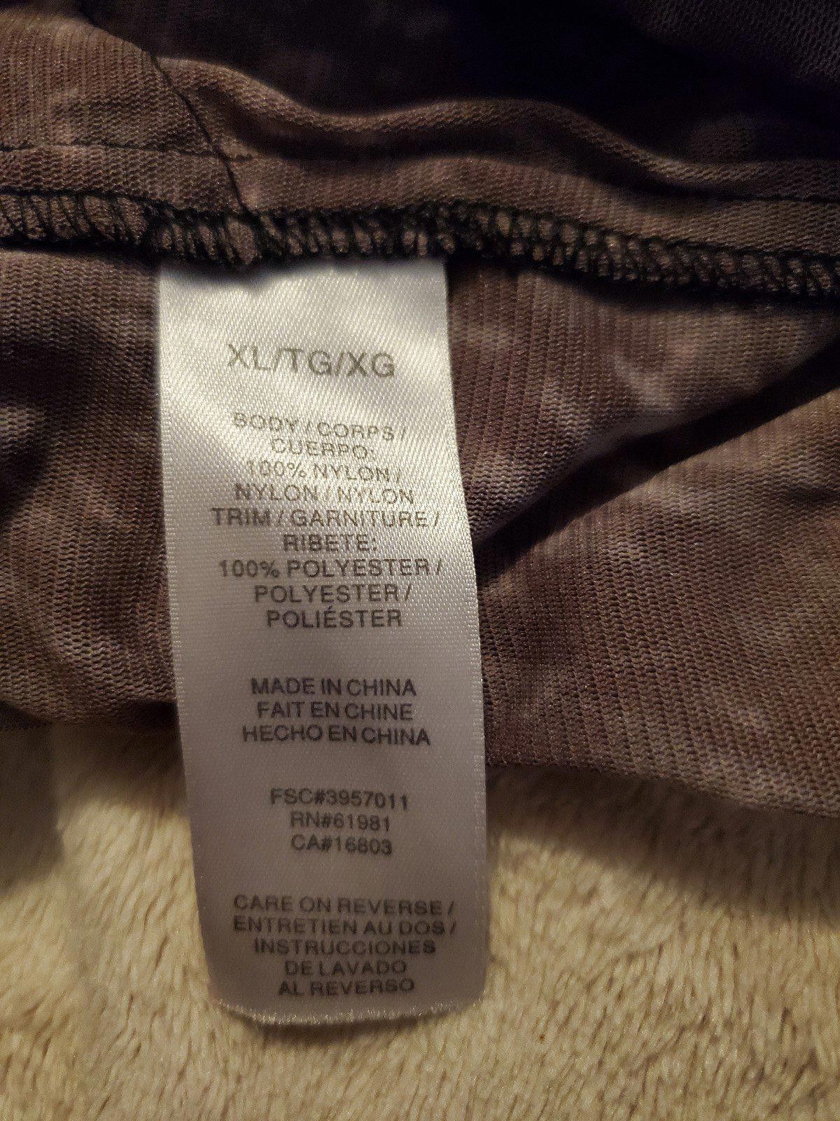 Designer Sheer blouse brown black XL Size XL / US 12-14 / IT 48-50 - 3 Thumbnail