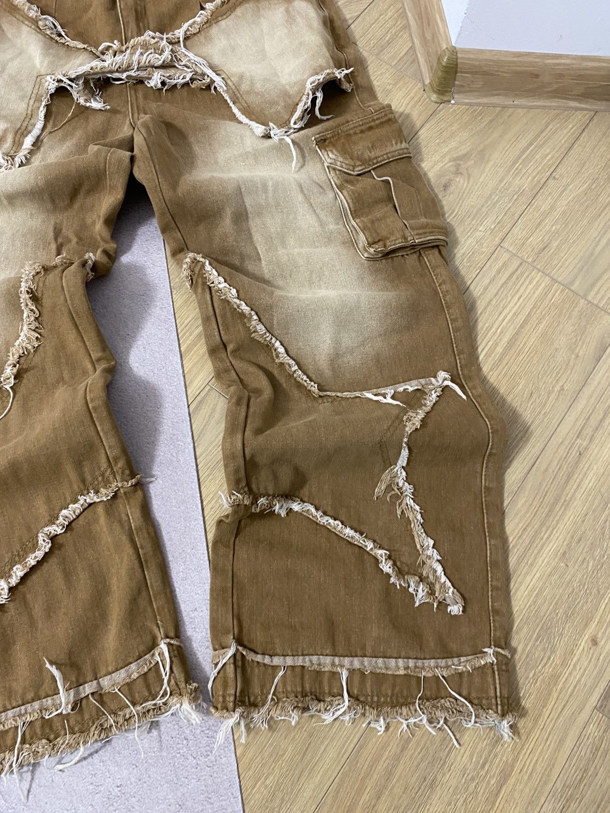 Other Baggy Brown Faded Pants If Six Was Nine style y2k jeans Size US 34 / EU 50 - 3 Thumbnail