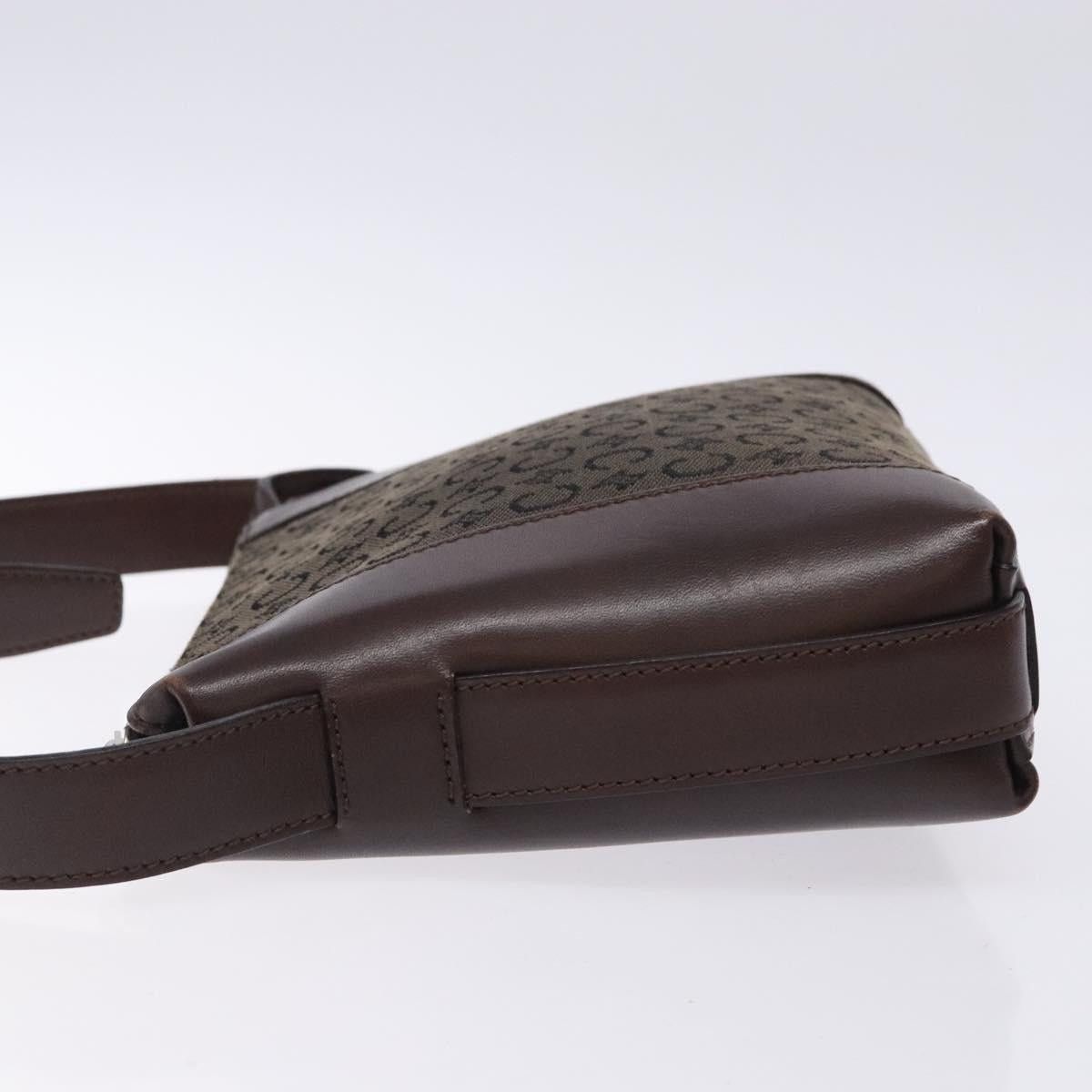 Celine CELINE C Macadam Canvas Shoulder Bag Brown Silver Size ONE SIZE - 5 Thumbnail