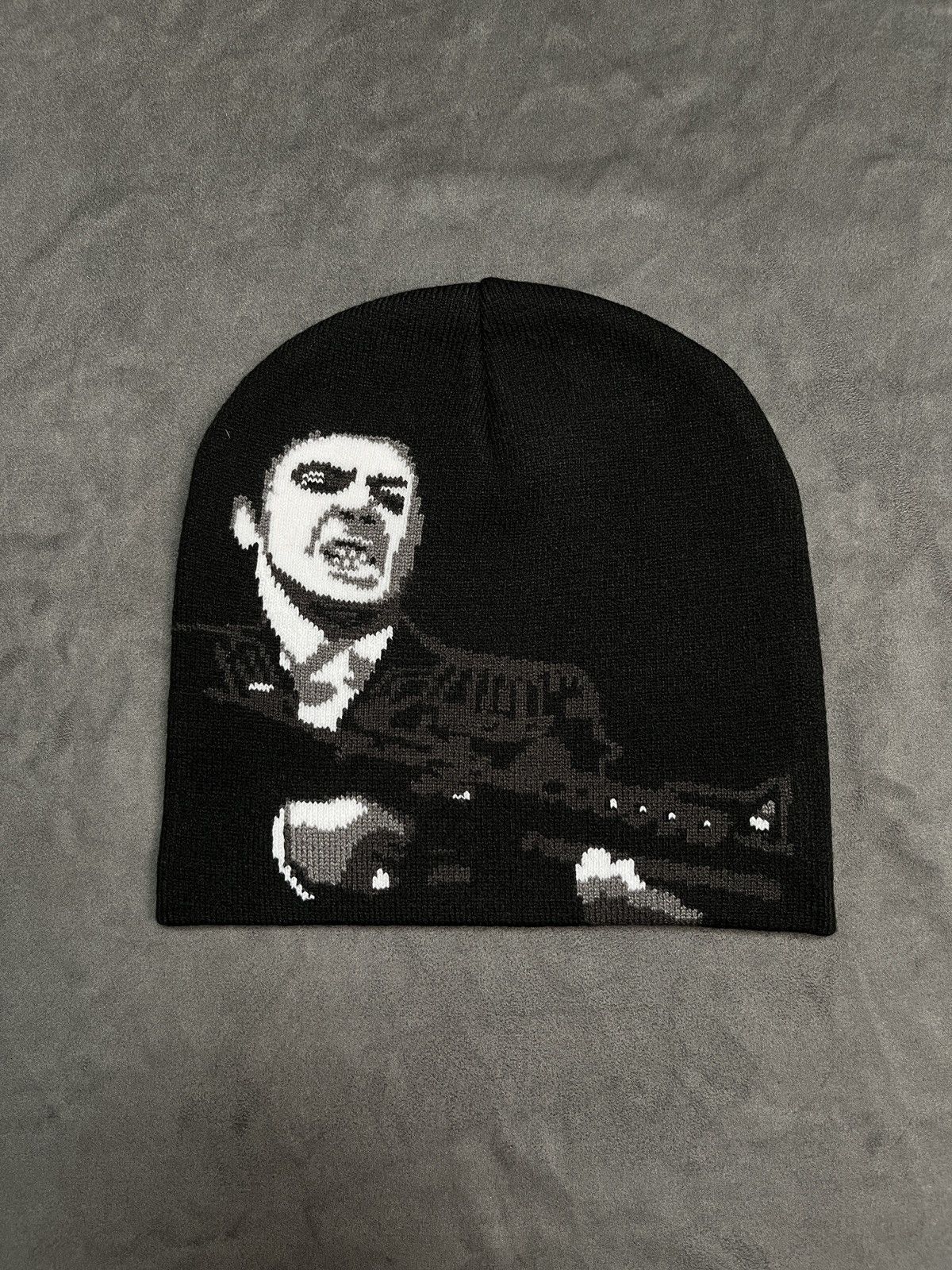 Japanese Brand Rare Tony Montana Scarface No Cuff Knit Skully Cap Beanie OS Size ONE SIZE - 1 Thumbnail