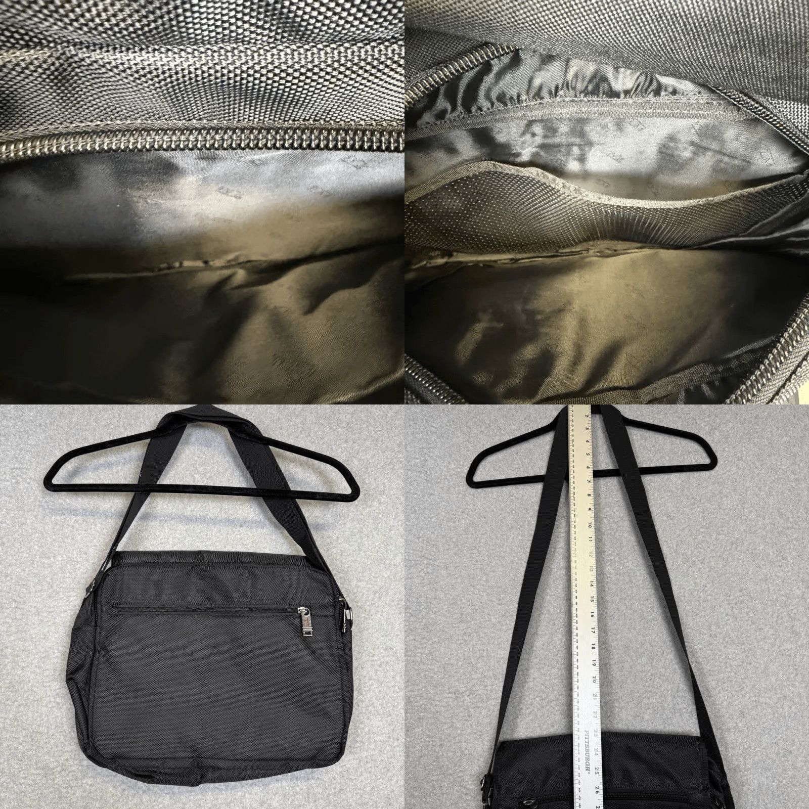 Tumi Tumi T-Tech Crossbody/Laptop/Messenger Bag 5110D Black Nylon Adjustable Strap Unisex Small Women Size ONE SIZE - 8 Thumbnail