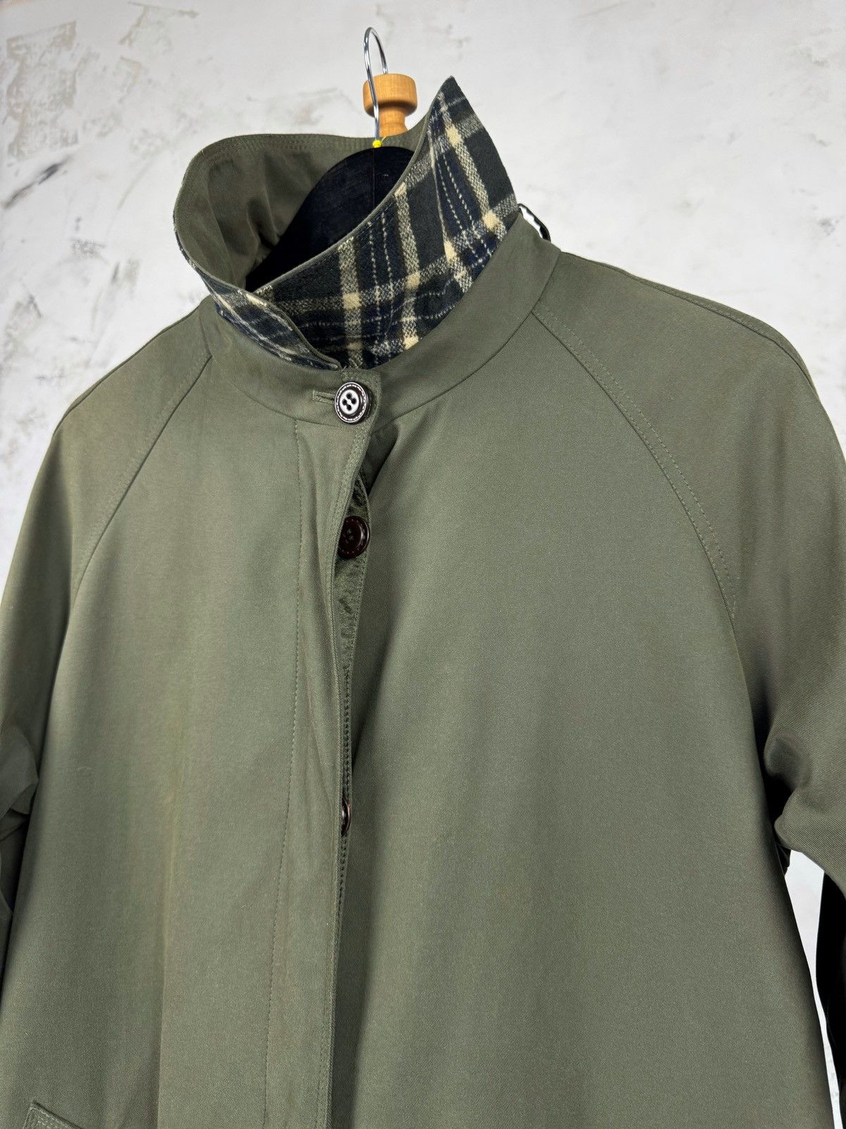Vintage Vintage David Barry Trench Coat Jacket Size S - M UK 14 Size M / US 6-8 / IT 42-44 - 5 Thumbnail