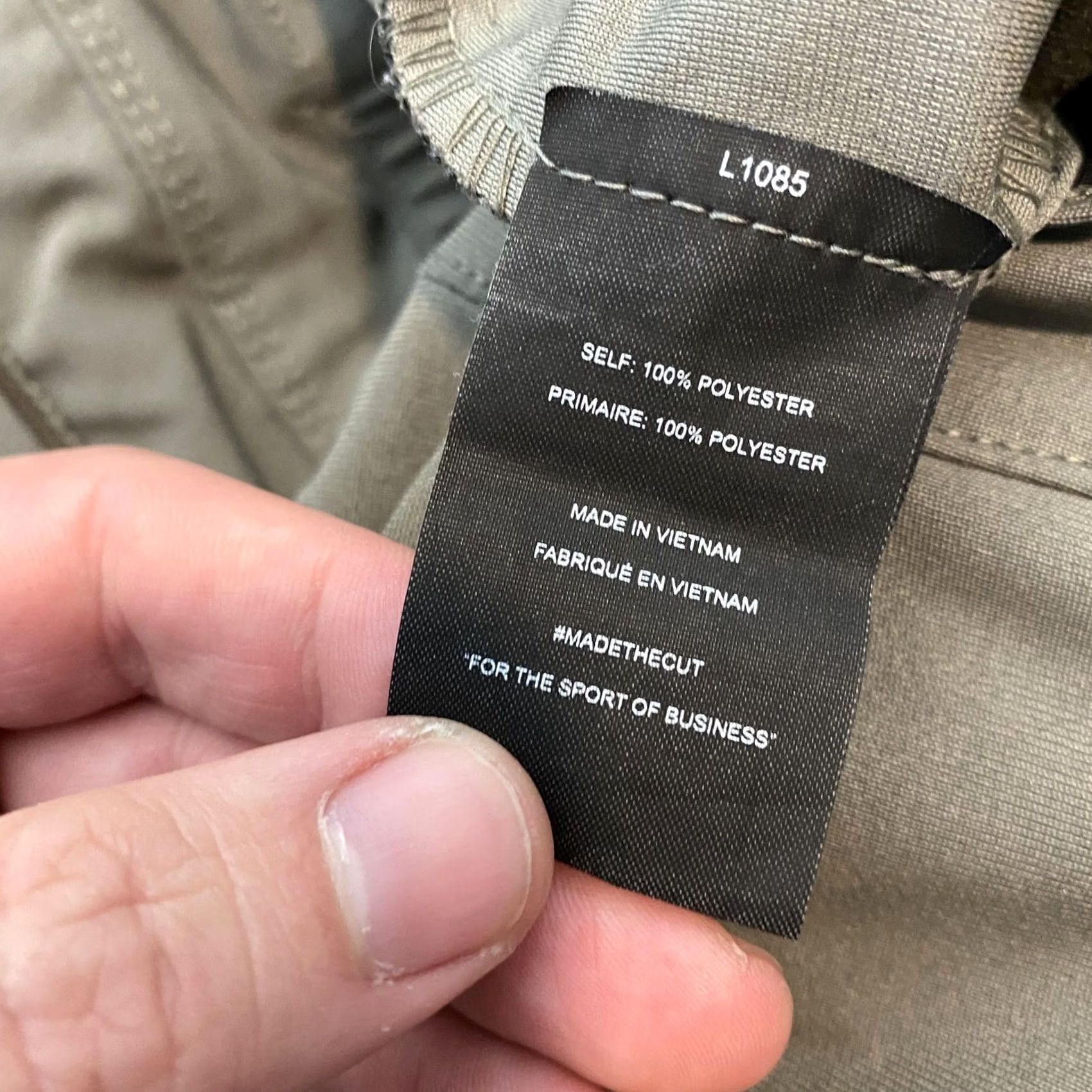 Cuts Cuts Jogger Pants Mens Medium Green Elastic Cuff Performance Business Casual Size US 31 - 6 Thumbnail