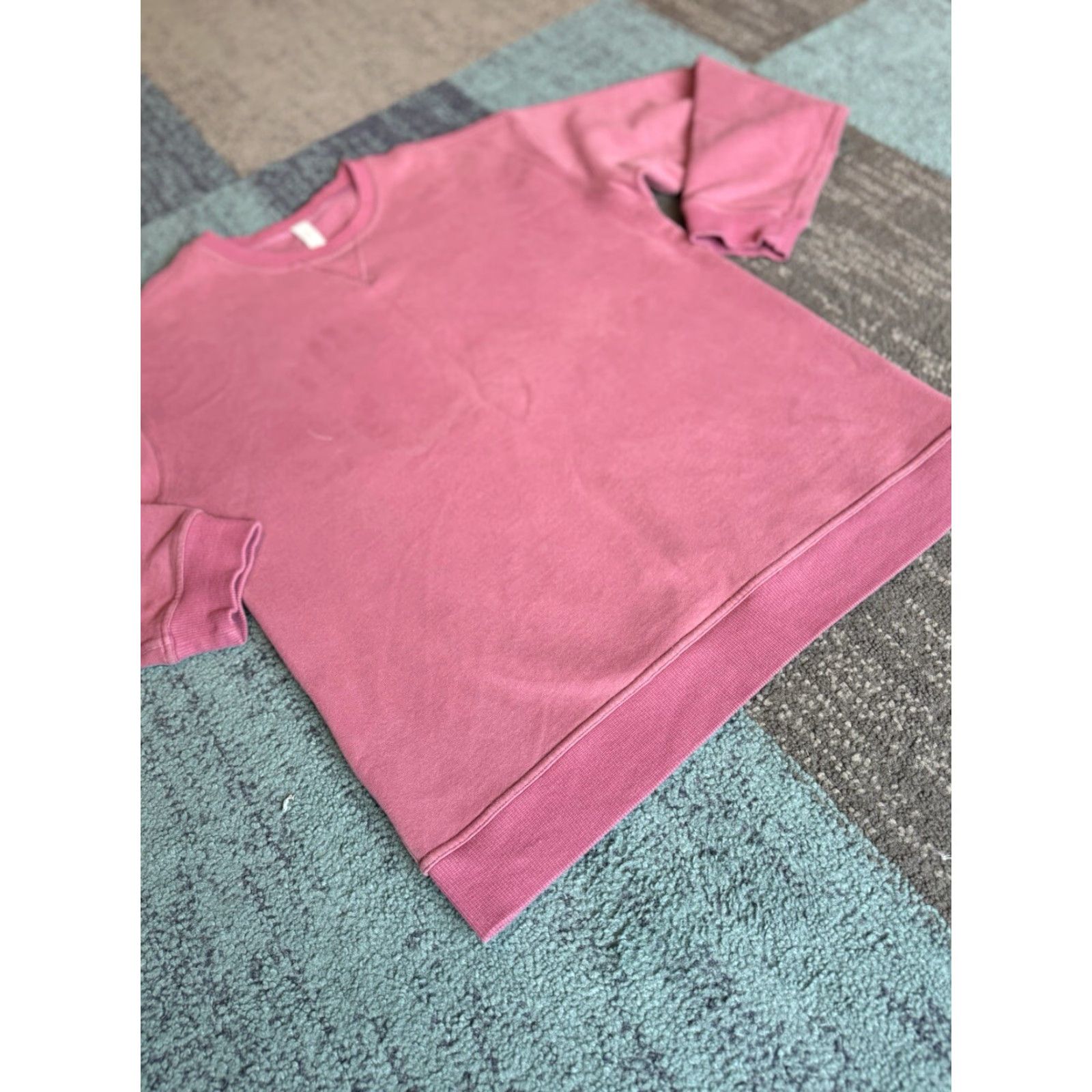 Lululemon LULULEMON All Yours Crew Sweatshirt Women Large Pink Terry Size L / US 10 / IT 46 - 3 Thumbnail
