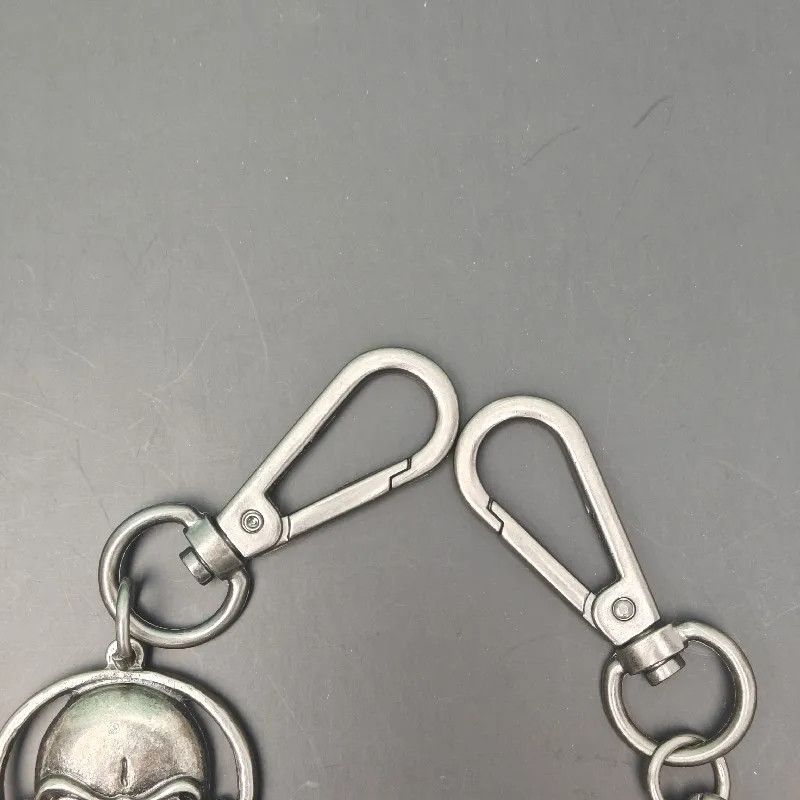 Jewelry Punk Metal Chain Skull Keychains Size ONE SIZE - 5 Thumbnail