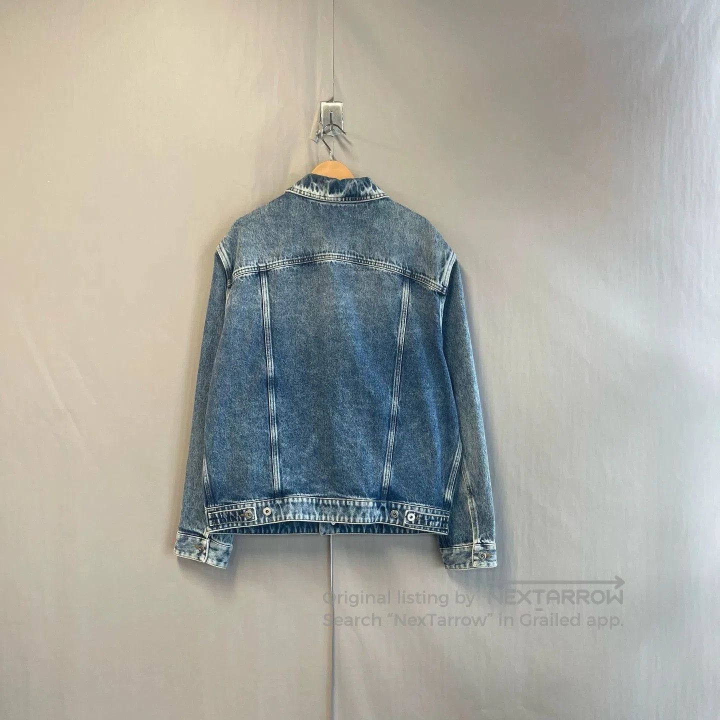 Valentino Valentino Big V Logo Denim Jacket. Size US XL / EU 56 / 4 - 2 Thumbnail