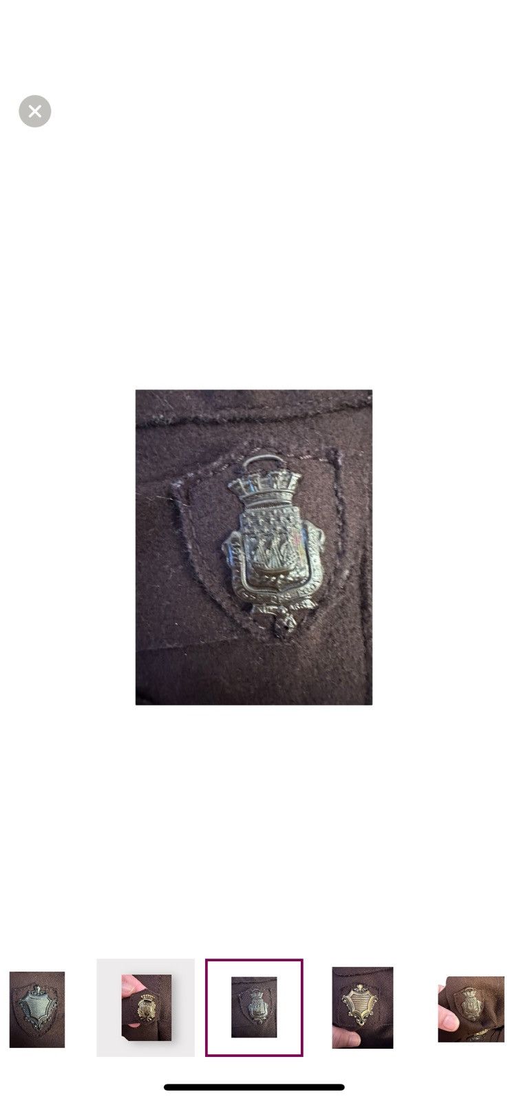 Miu Miu Vintage Women’s M Miu Miu Wool Military Metal Insignia Size M / US 6-8 / IT 42-44 - 12 Thumbnail