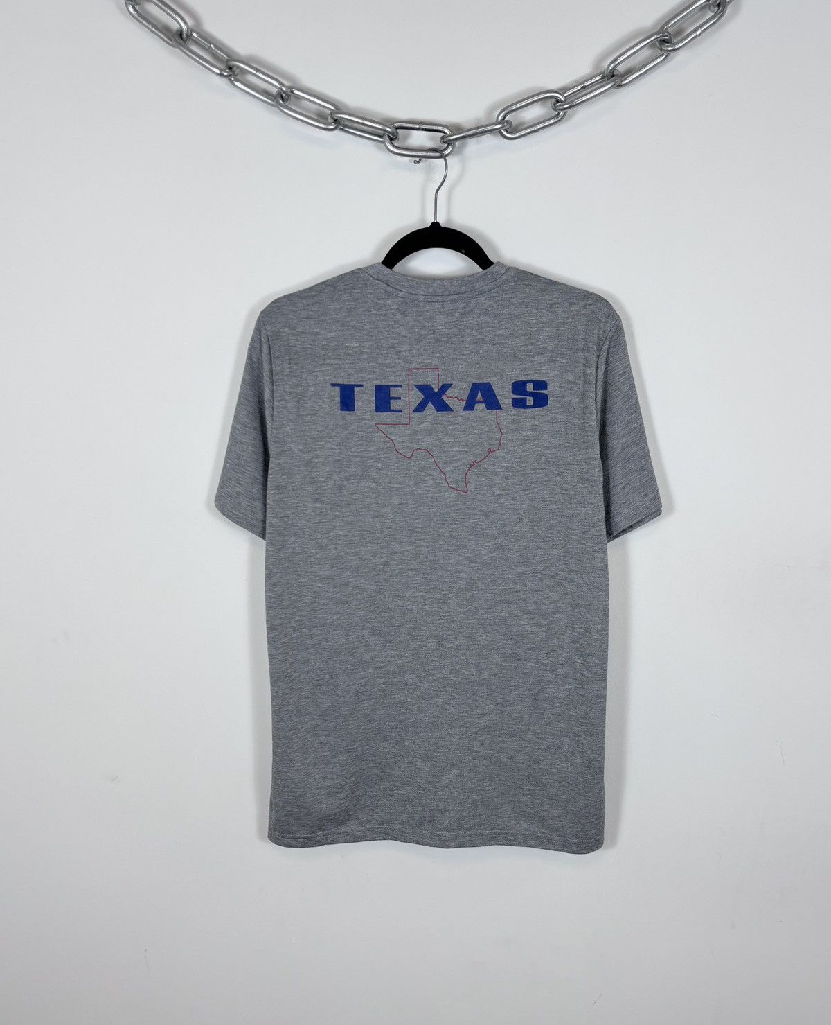Oakley Oakley Gray Melange NWT Texas USA T-Shirt Tee Men’s Big Logo Size US S / EU 44-46 / 1 - 2 Thumbnail