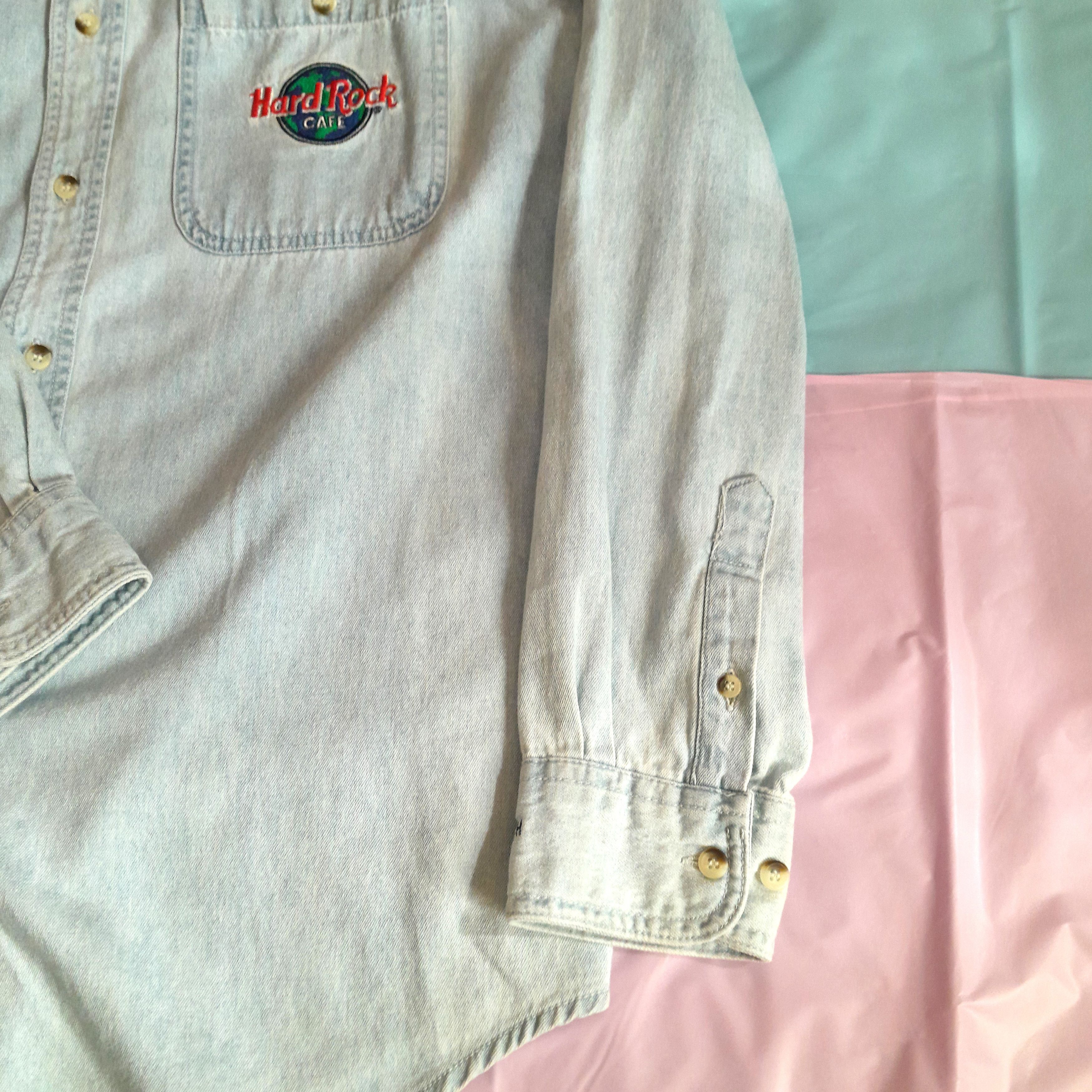 Hard Rock Cafe Hard Rock Cafe Men’s Long Sleeve Button Up Cotton Shirt Size US M / EU 48-50 / 2 - 3 Thumbnail